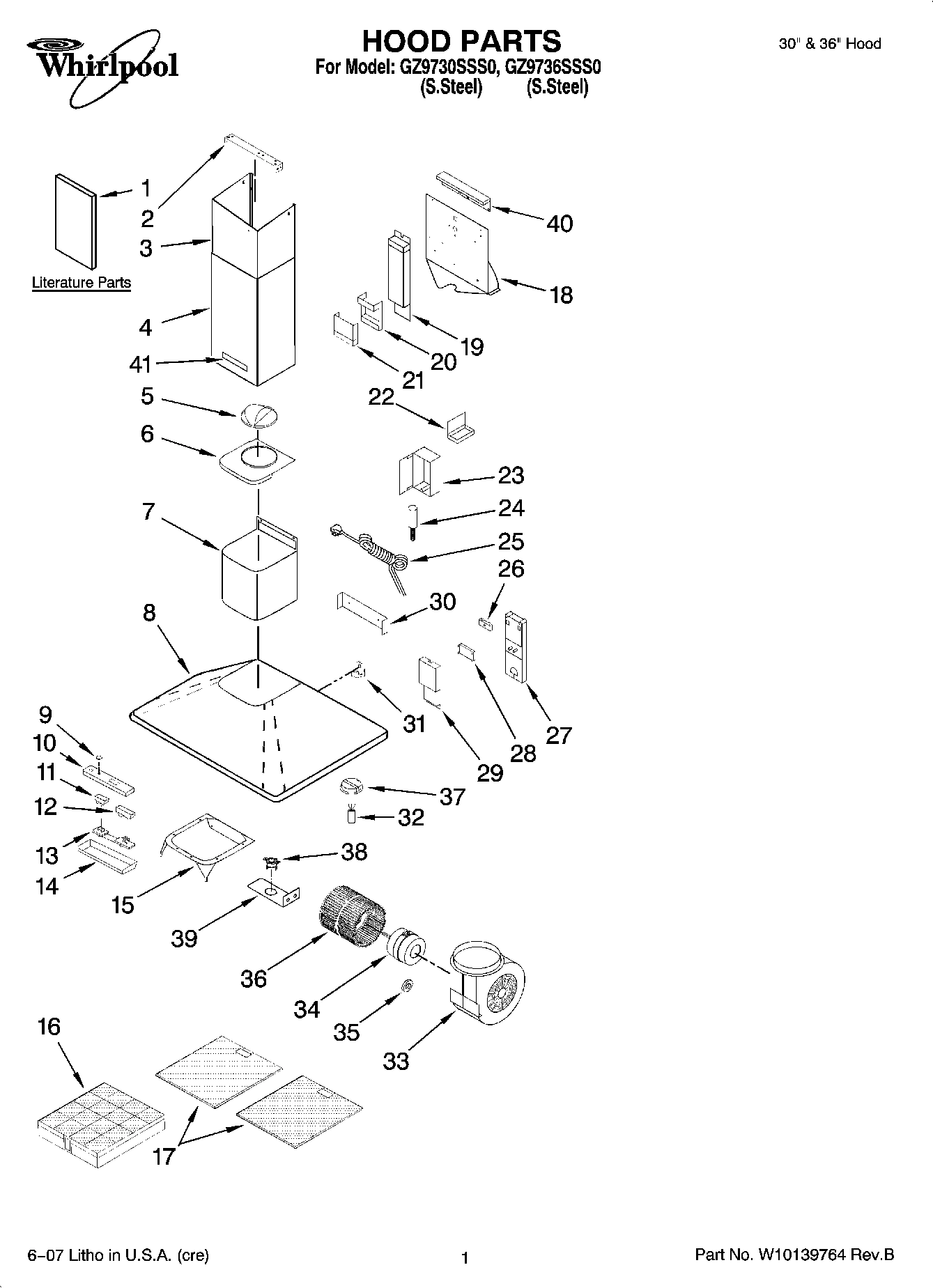 01 - HOOD PARTS