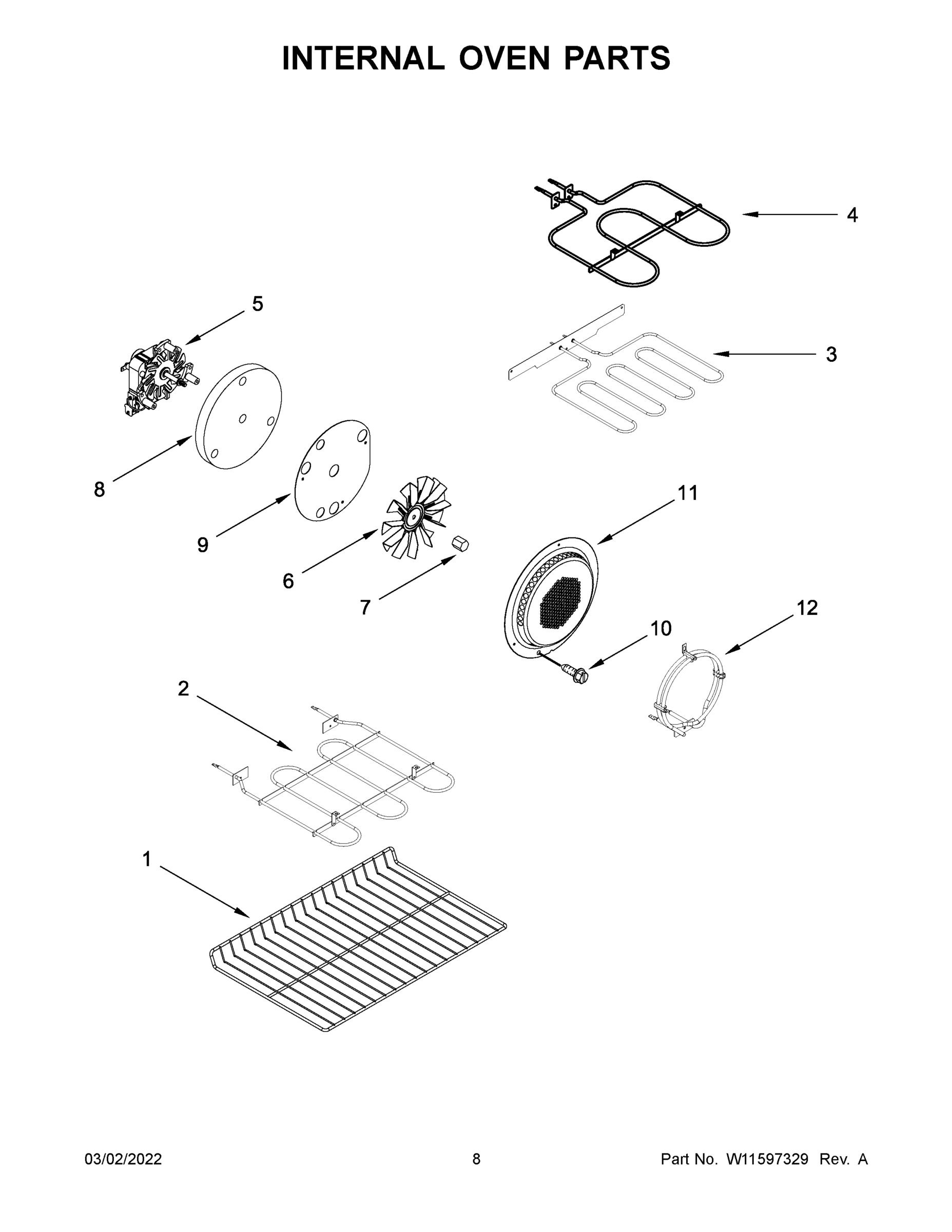 05 - INTERNAL OVEN PARTS