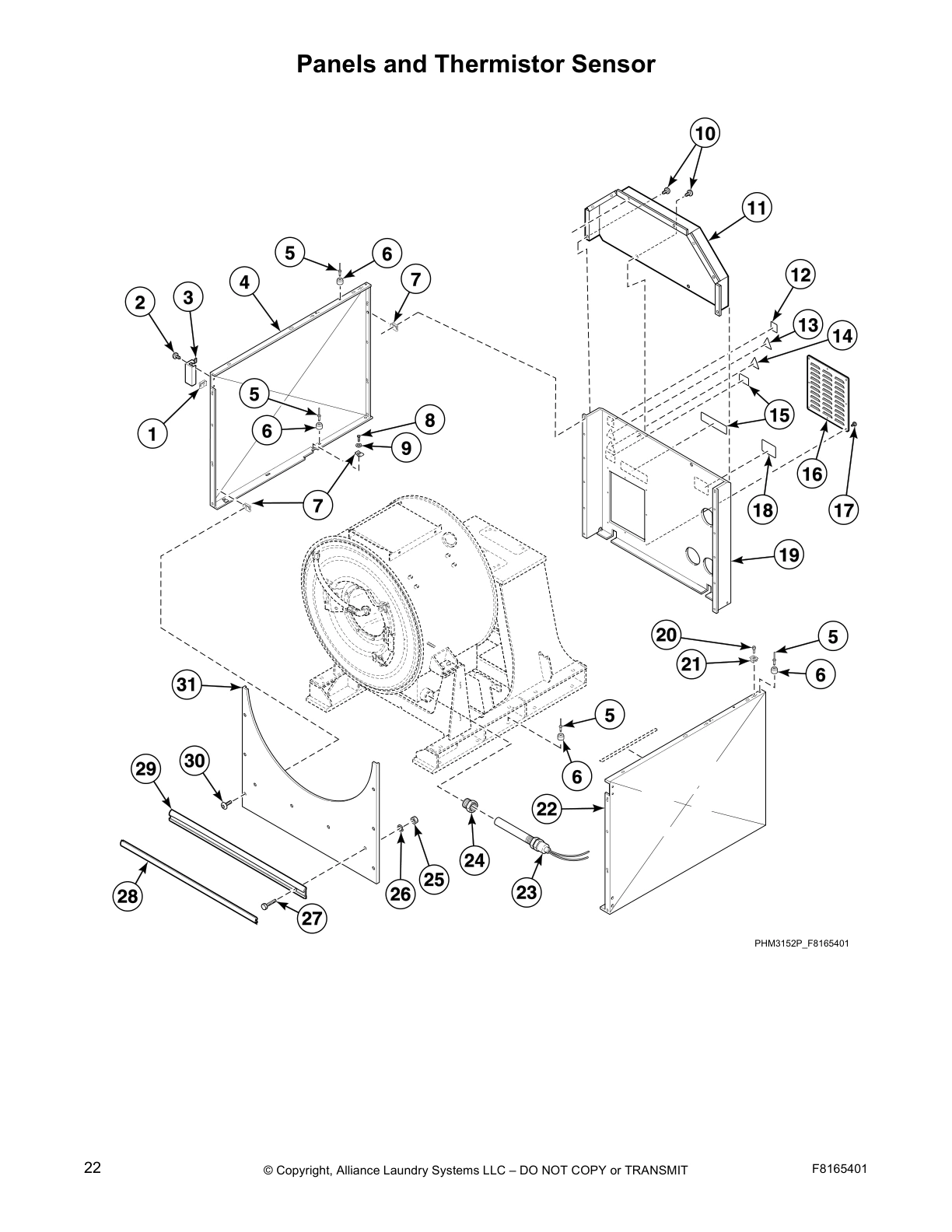 Panels and Thermistor Sensor