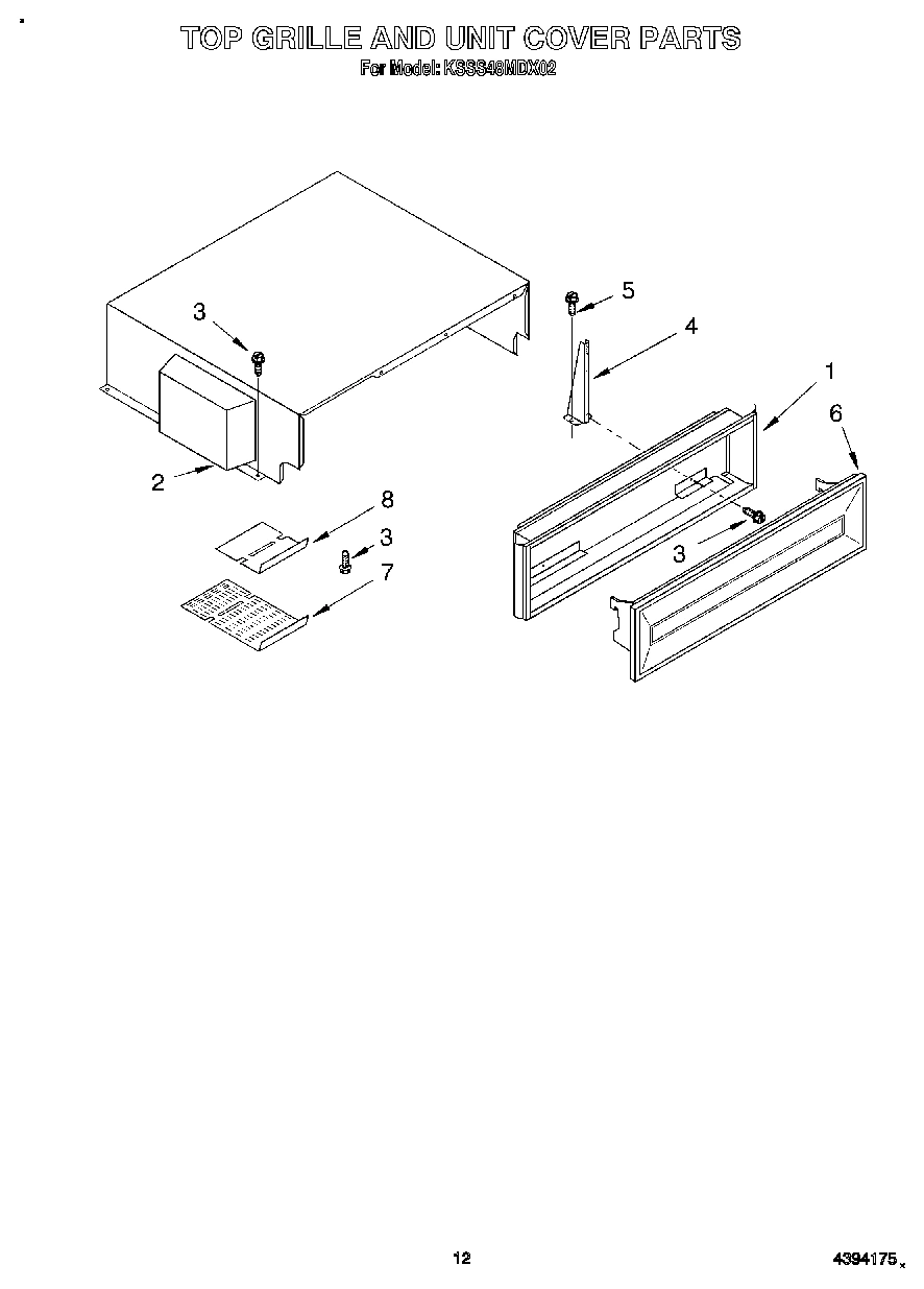 09 - TOP GRILLE AND UNIT COVER