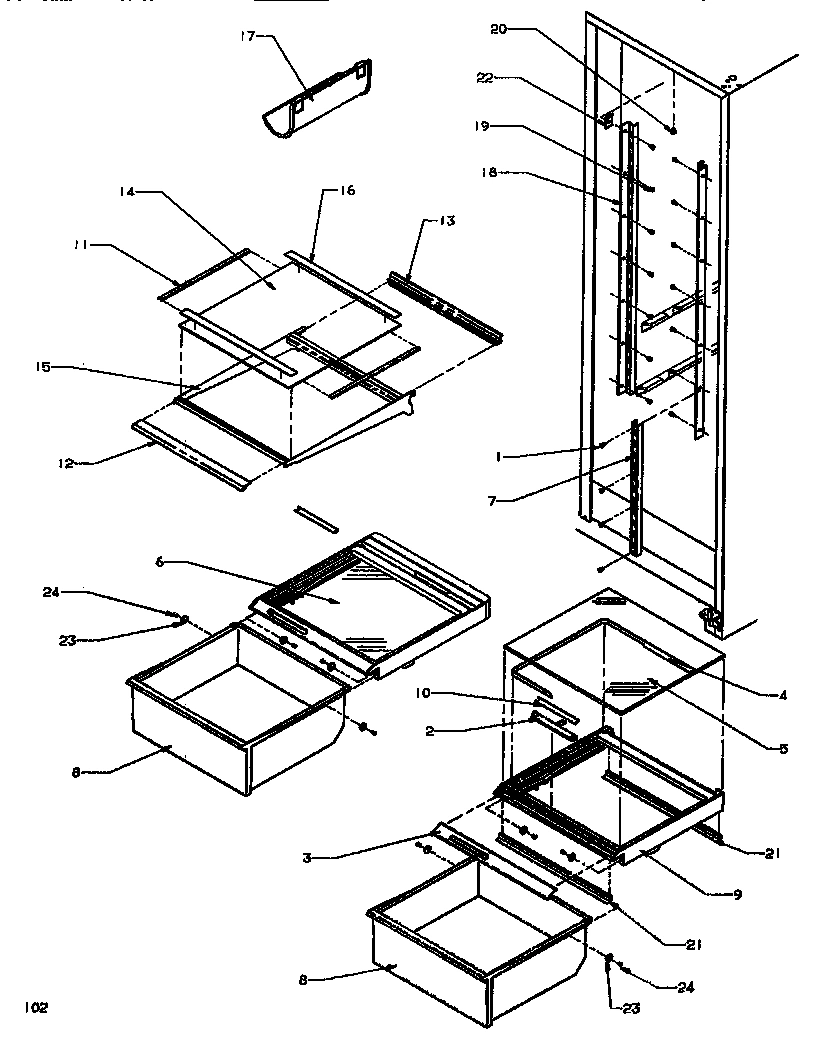 15 - SHELVING & DRAWERS (REF)
