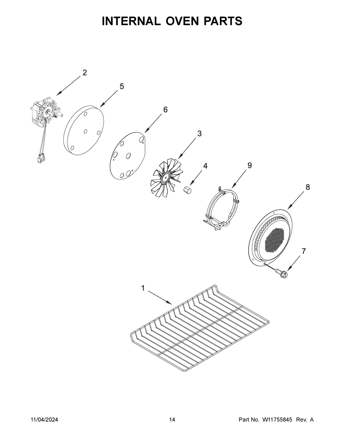 08 - INTERNAL OVEN PARTS