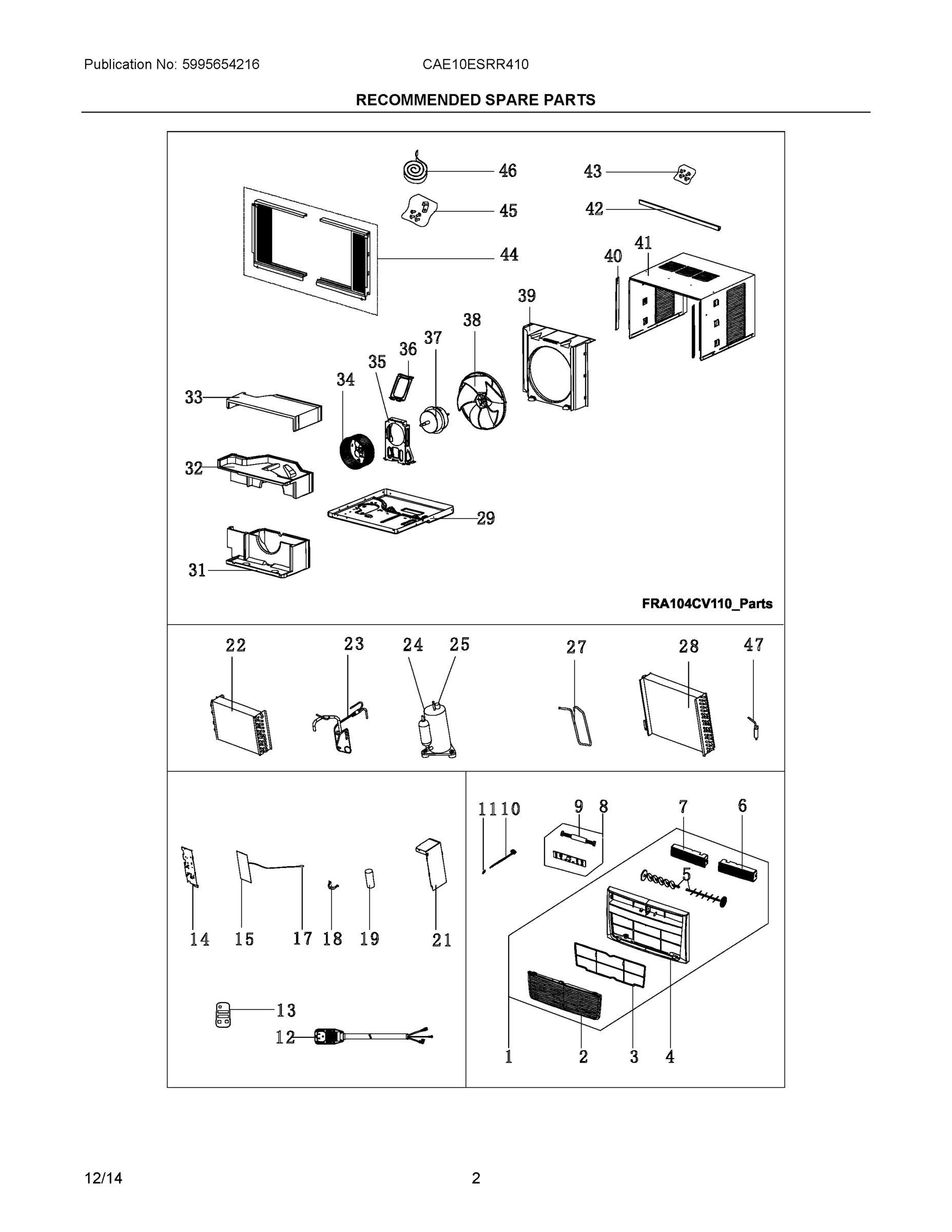 02 - RECOMMENDED SPARE PARTS