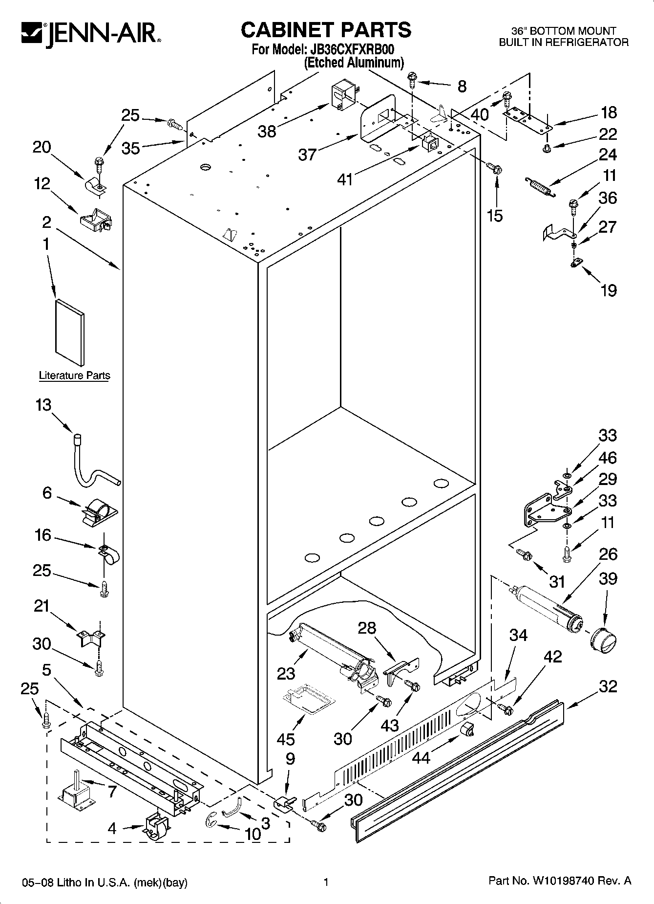 01 - CABINET PARTS