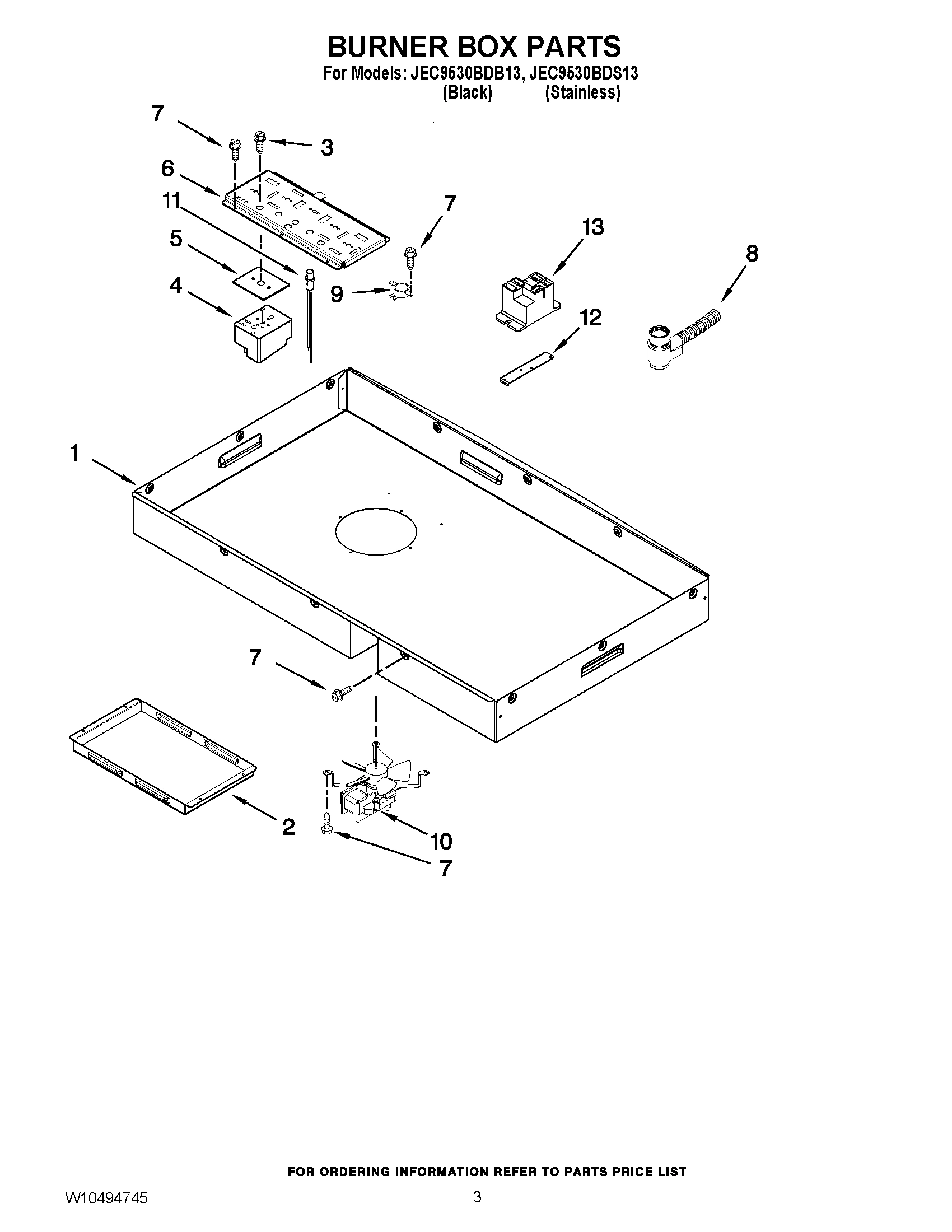 02 - BURNER BOX PARTS
