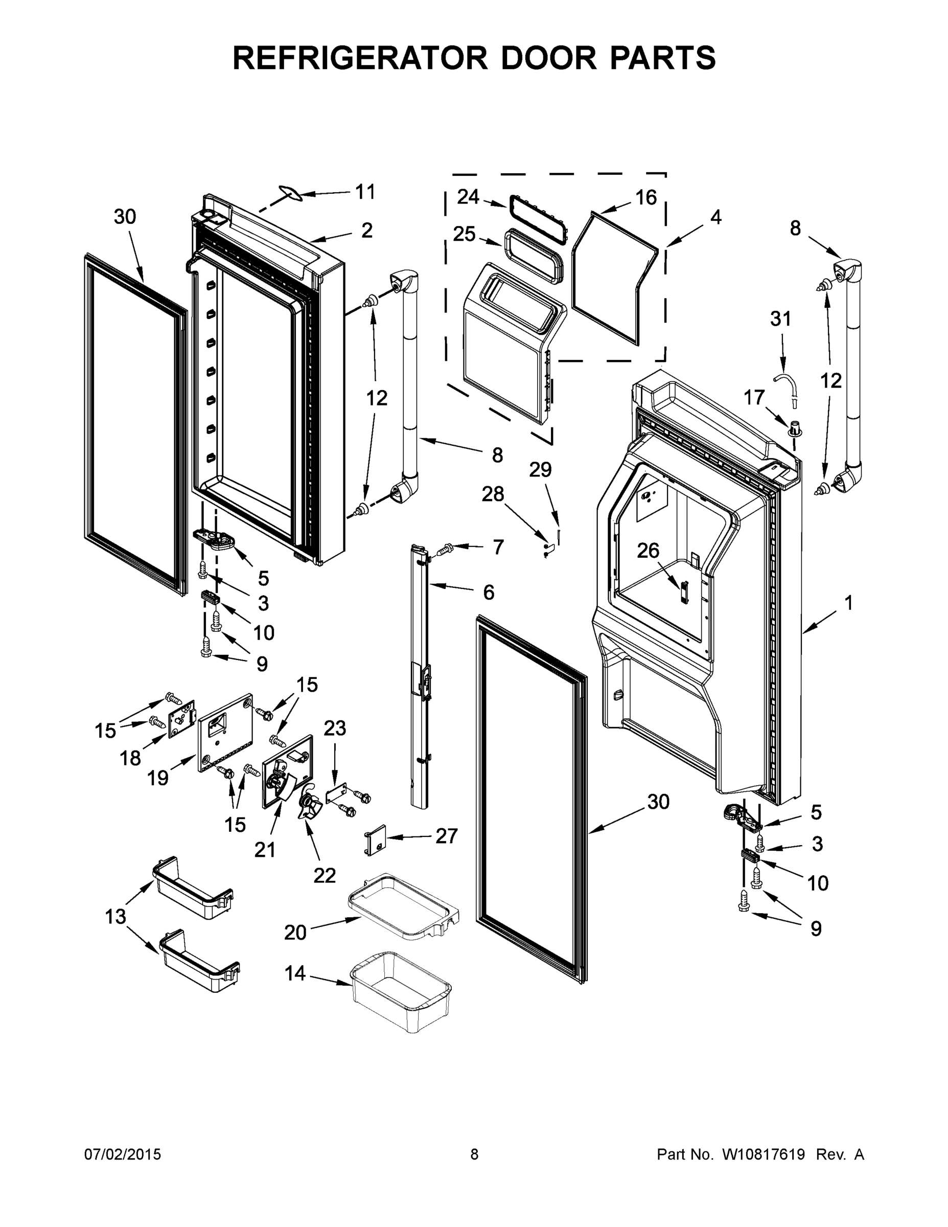 05 - REFRIGERATOR DOOR PARTS