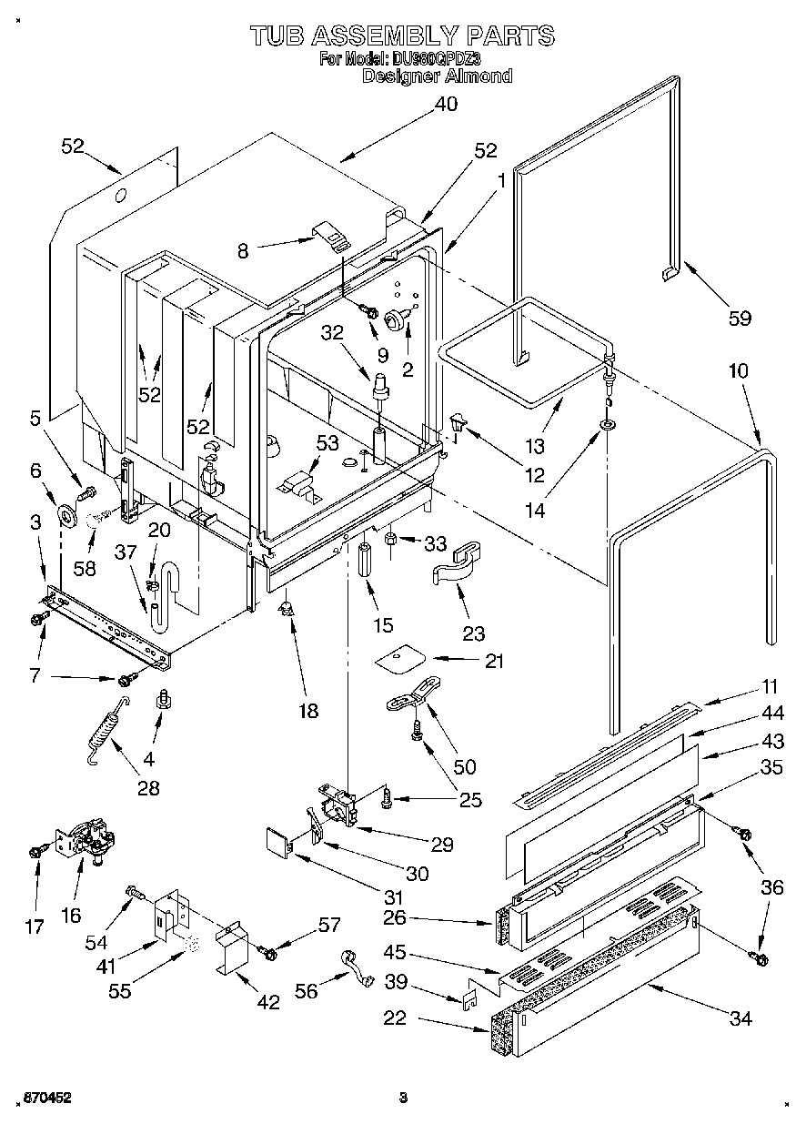03 - TUB ASSEMBLY