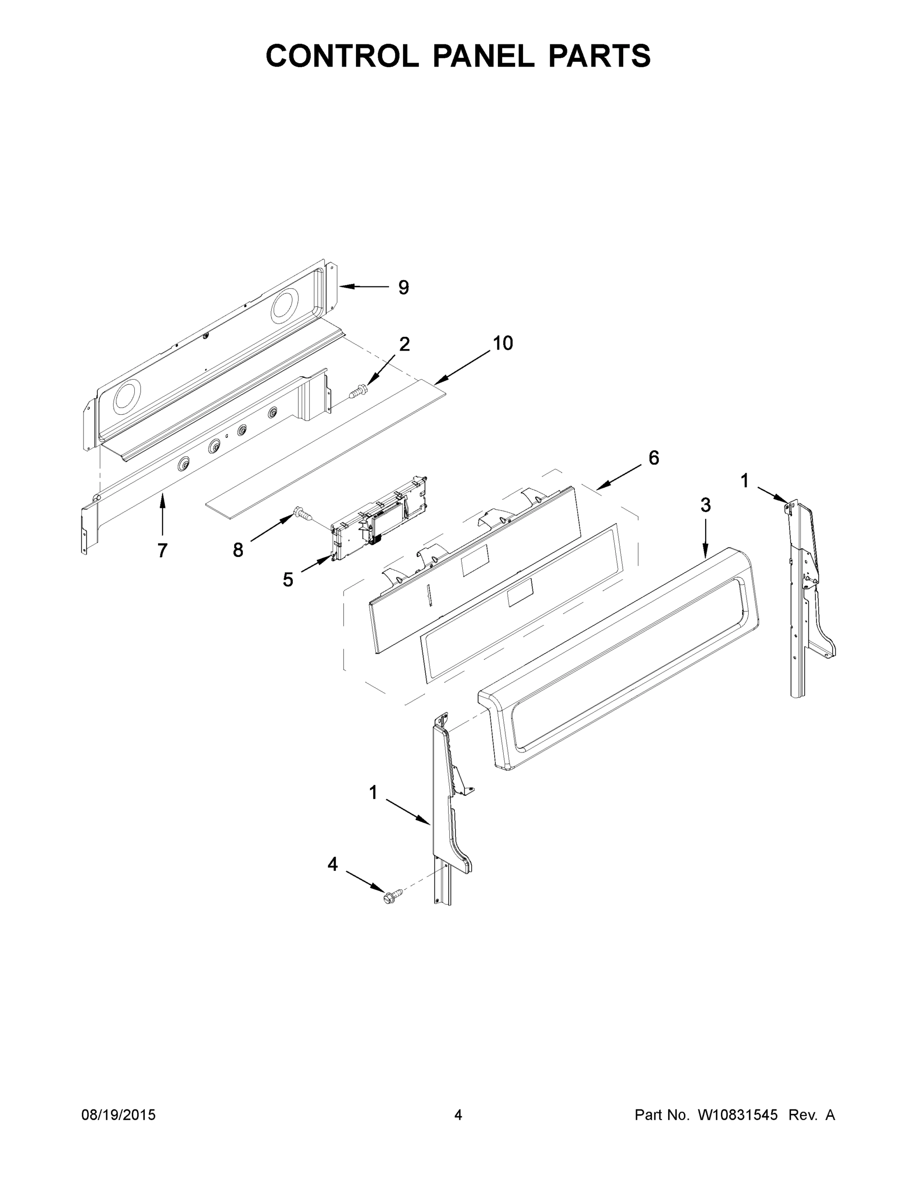 03 - CONTROL PANEL PARTS