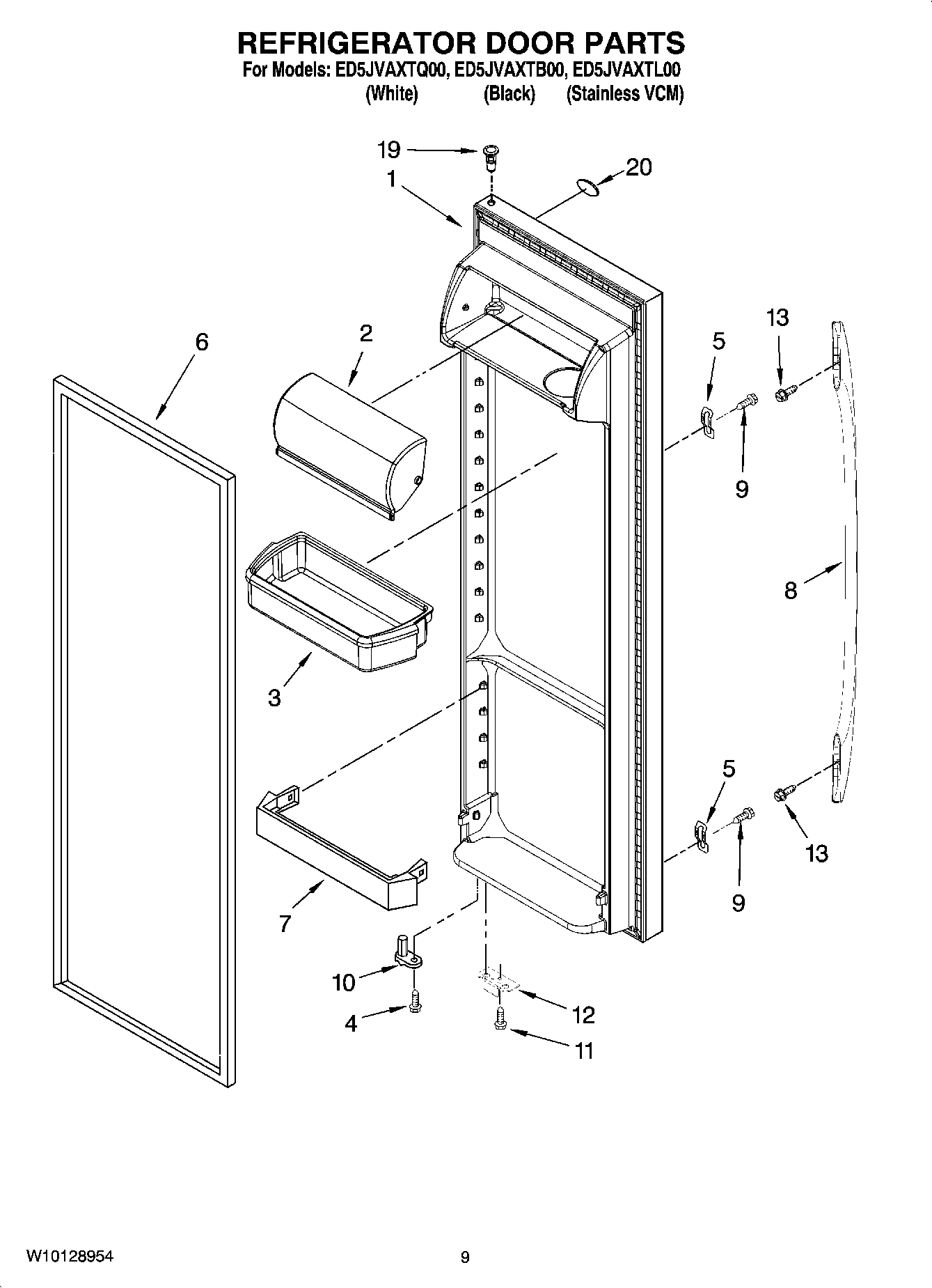 06 - REFRIGERATOR DOOR PARTS
