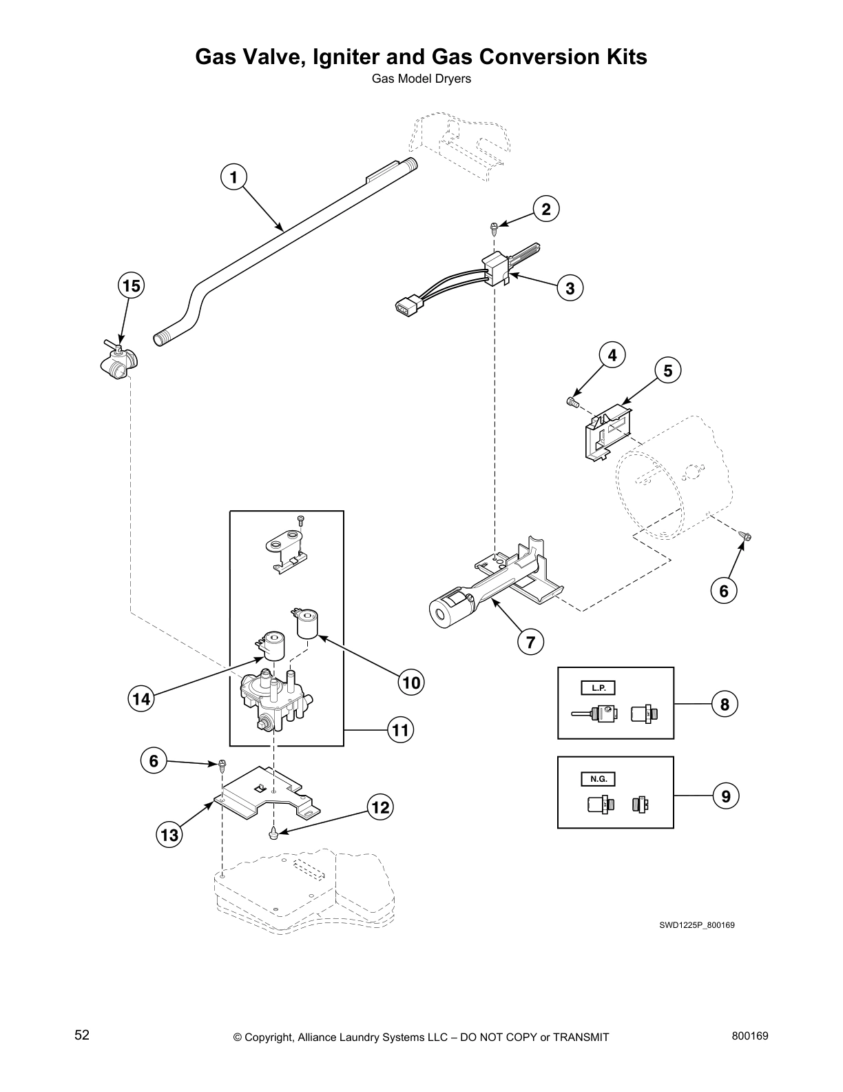 Gas Valve, Igniter and Gas Conversion Kits