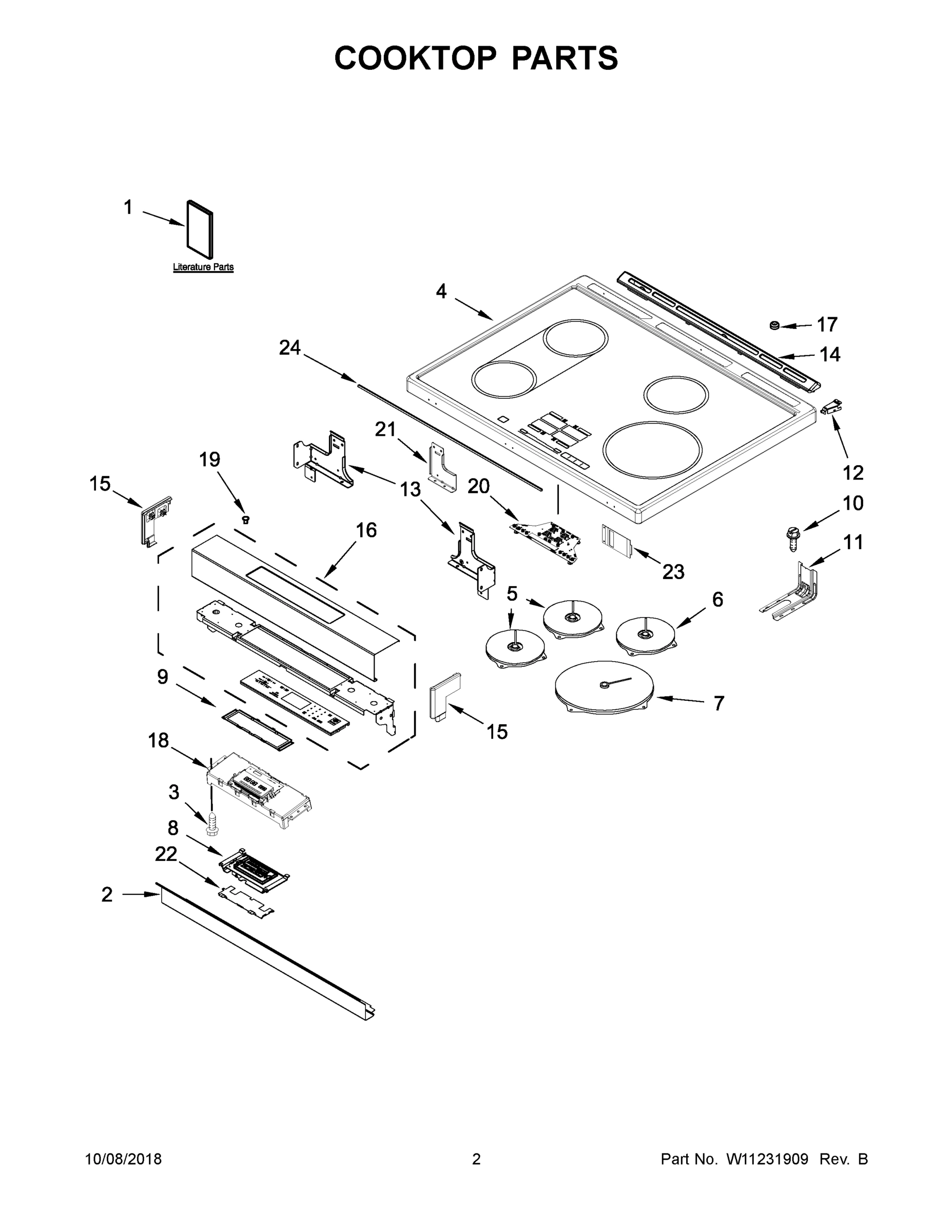 02 - COOKTOP PARTS