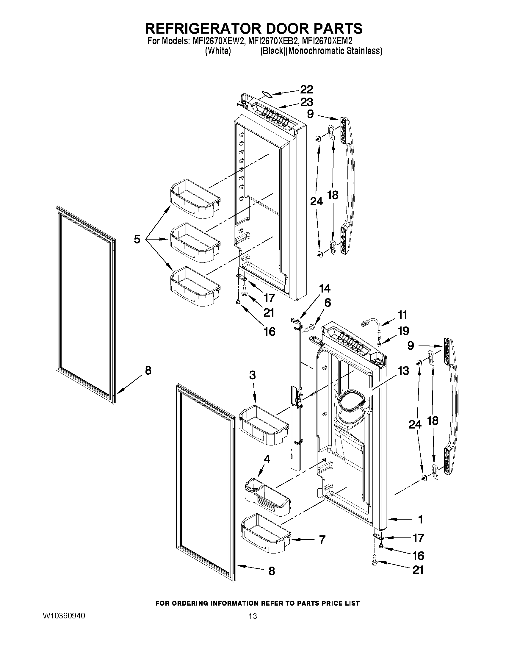 07 - REFRIGERATOR DOOR PARTS