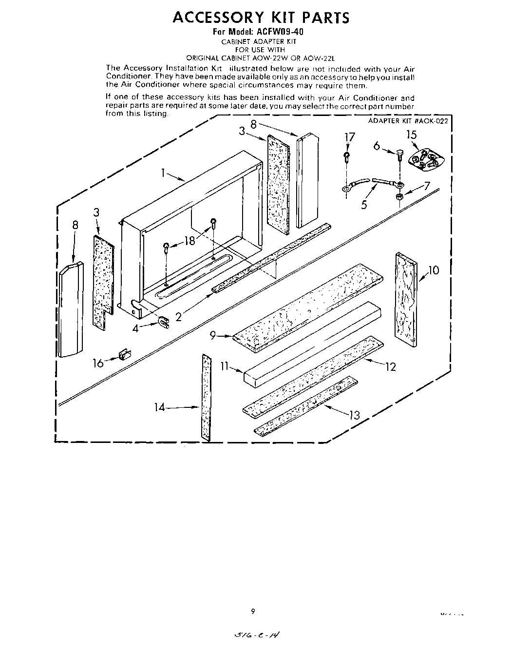 06 - ACCESSORY KIT PARTS