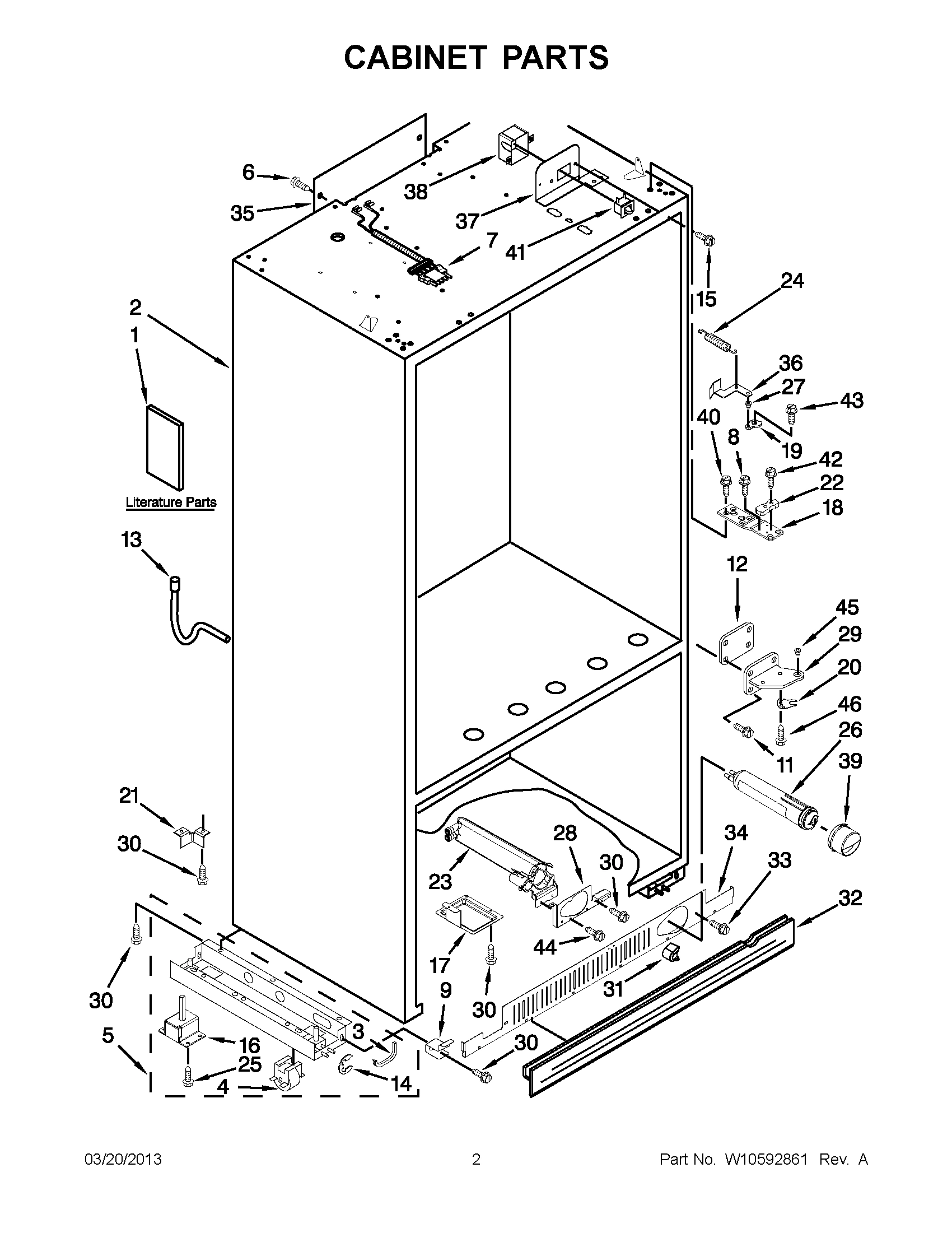 01 - CABINET PARTS