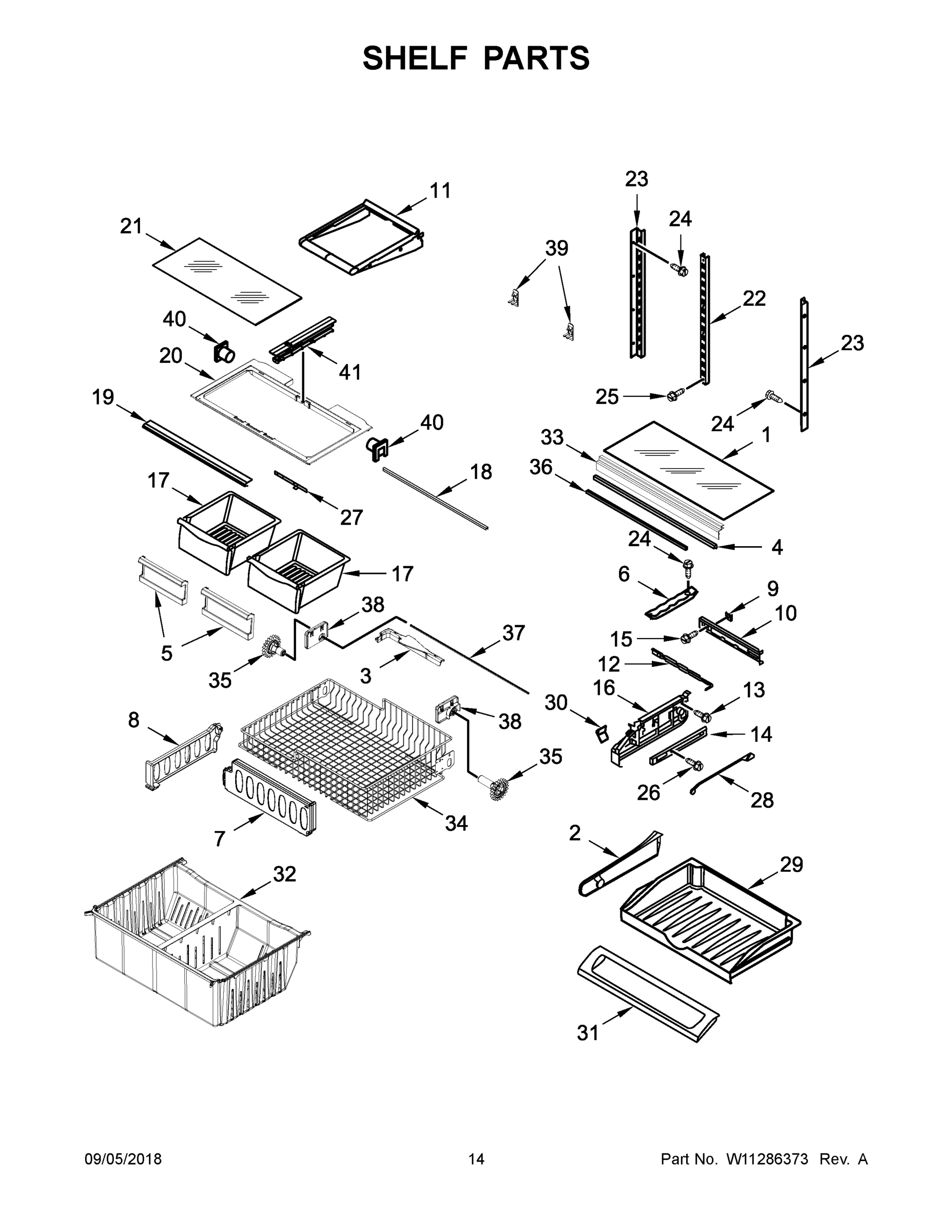 08 - SHELF PARTS