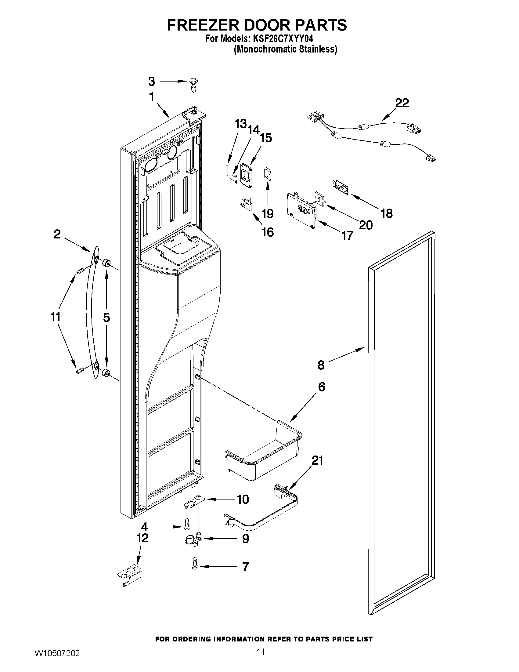 08 - FREEZER DOOR PARTS