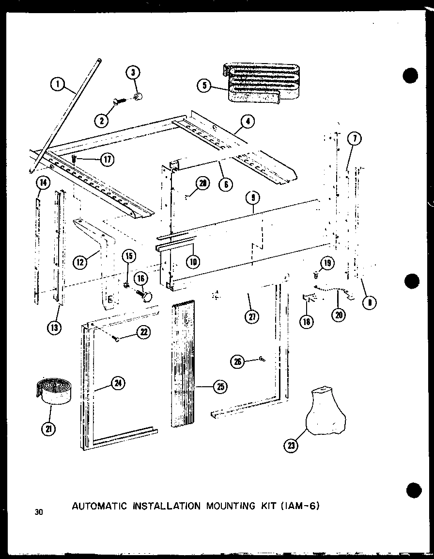 02 - AUTOMATIC INSTALLATION MTG KIT (IAM-6)