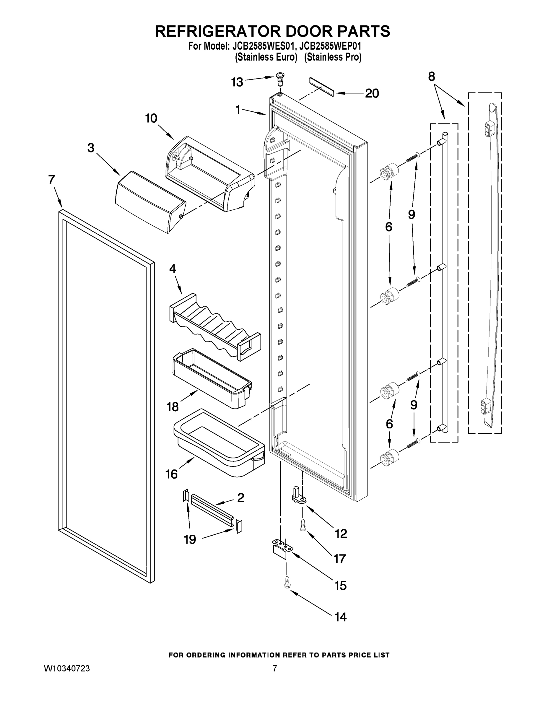05 - REFRIGERATOR DOOR PARTS