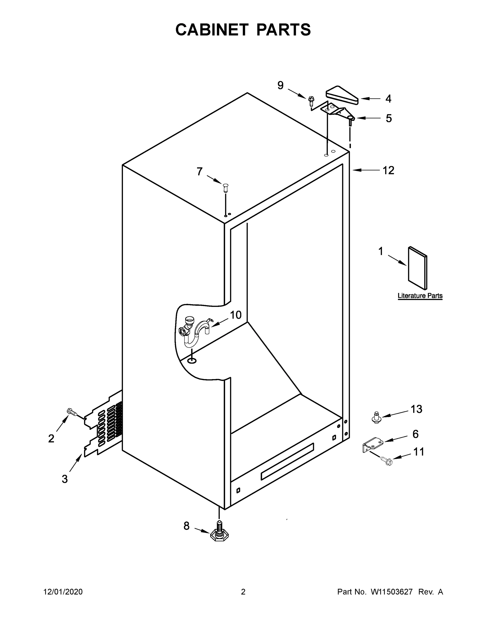 02 - CABINET PARTS