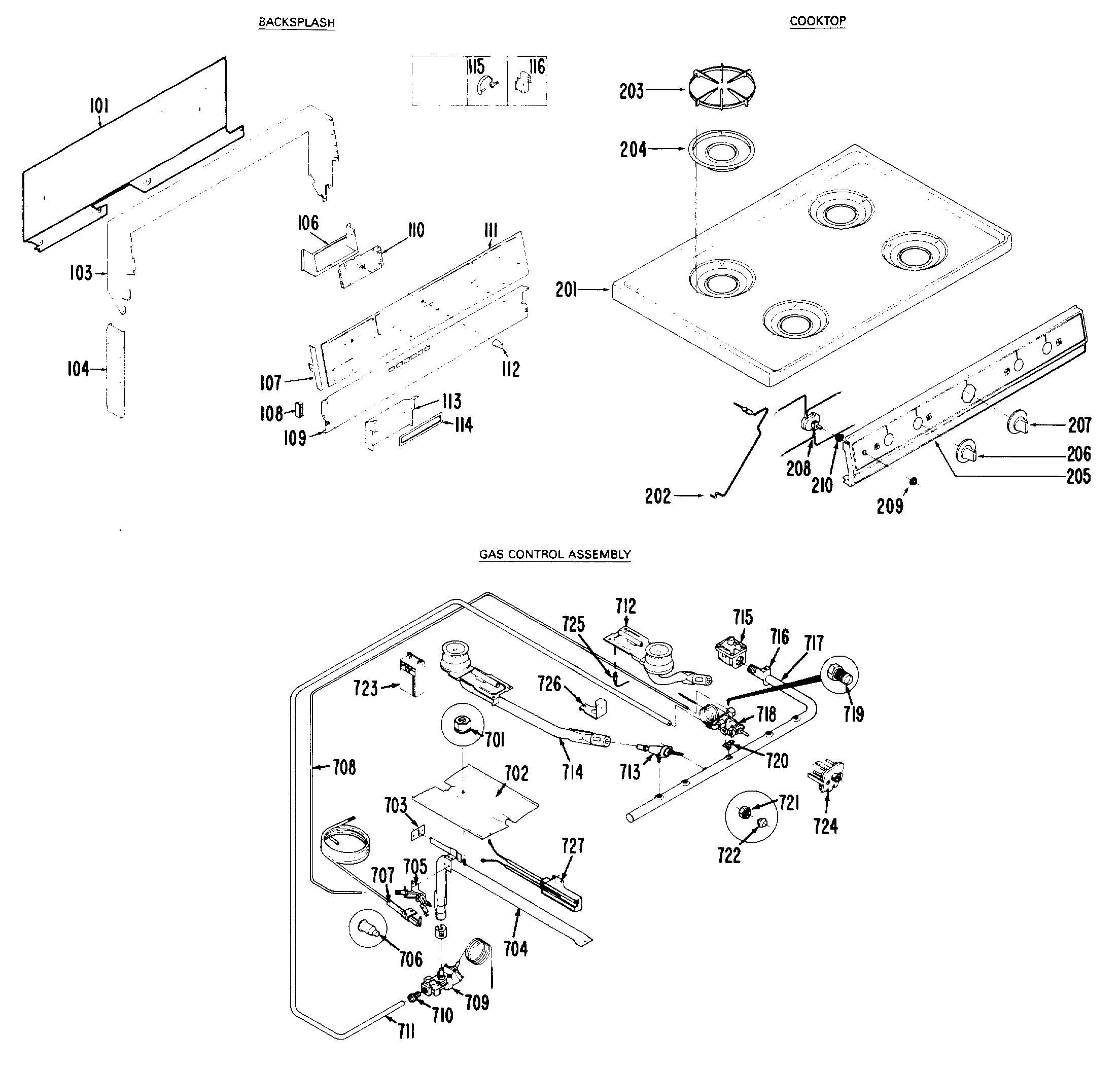 GAS CONTROL ASSEMBLY