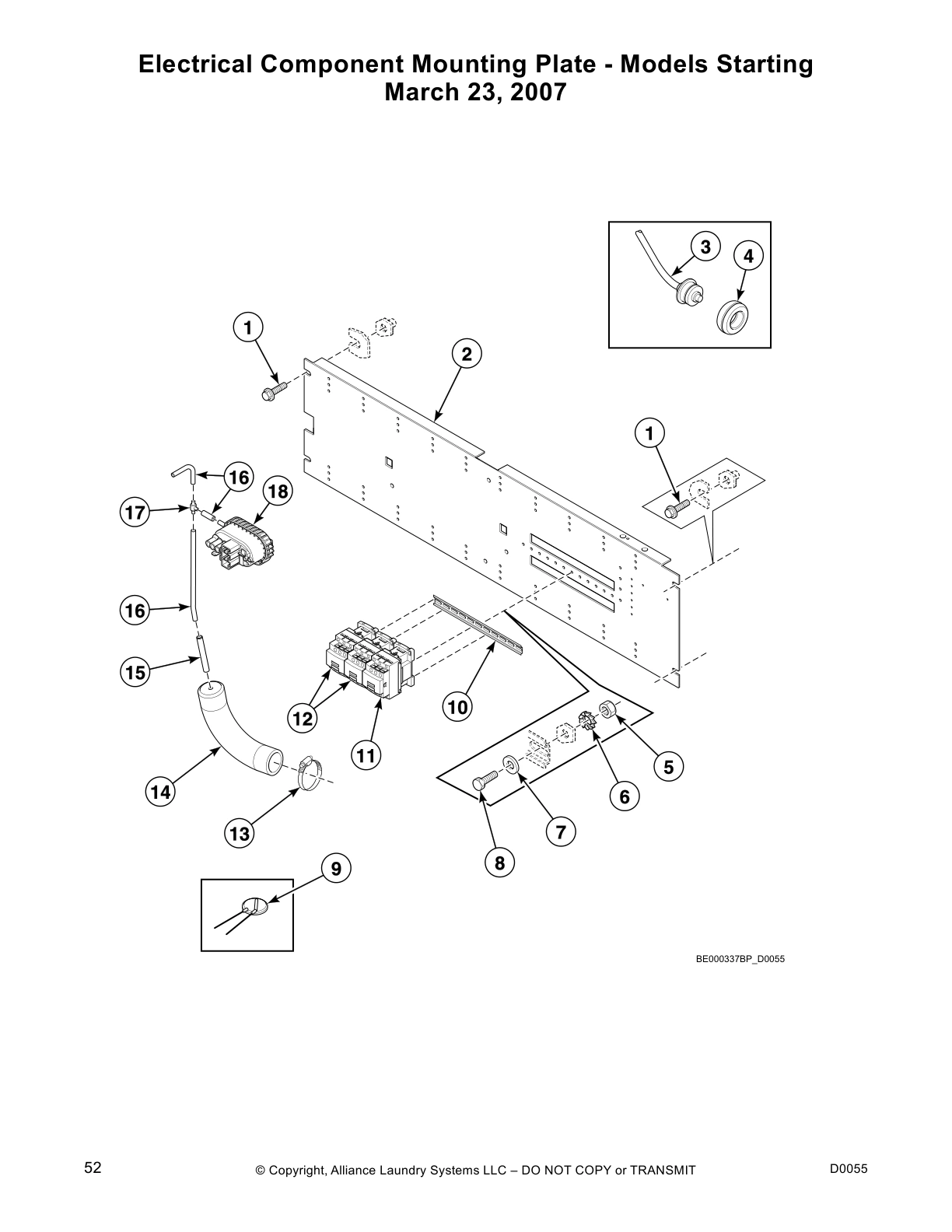 Electrical Component Mounting Plate - Models Starting
March 23, 2007