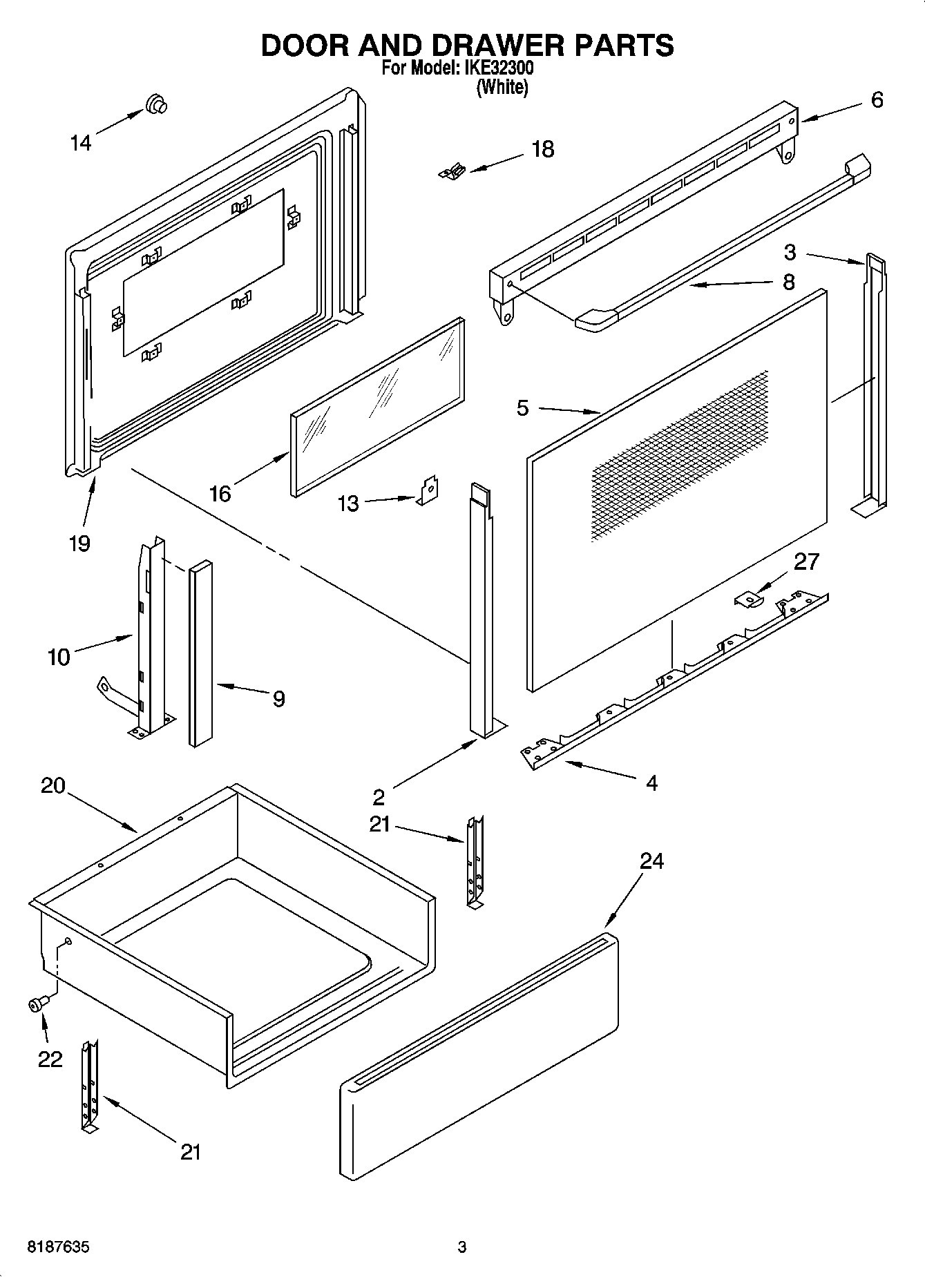 03 - DOOR AND DRAWER PARTS