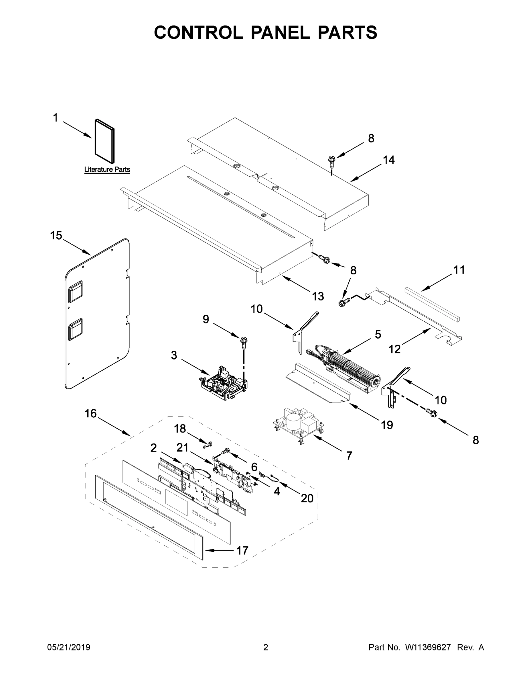 02 - CONTROL PANEL PARTS