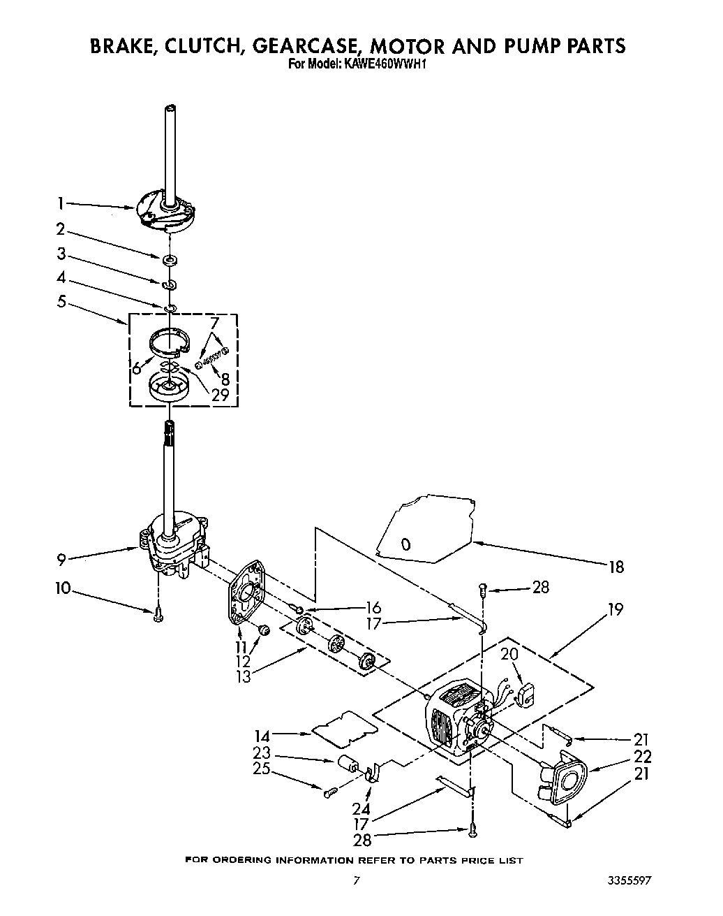 05 - BRAKE, CLUTCH, GEARCASE, MOTOR & PUMP