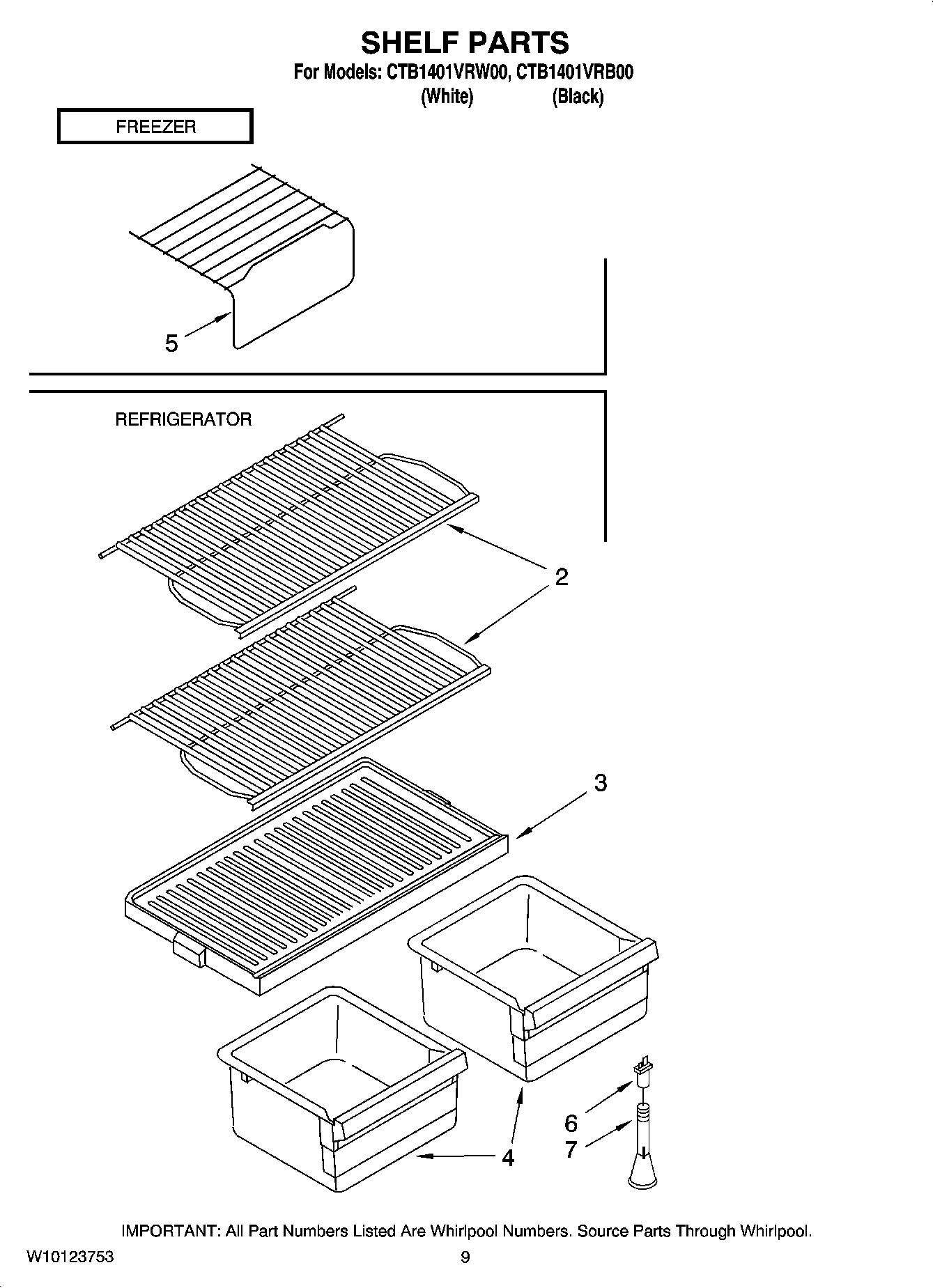 05 - SHELF PARTS, OPTIONAL PARTS