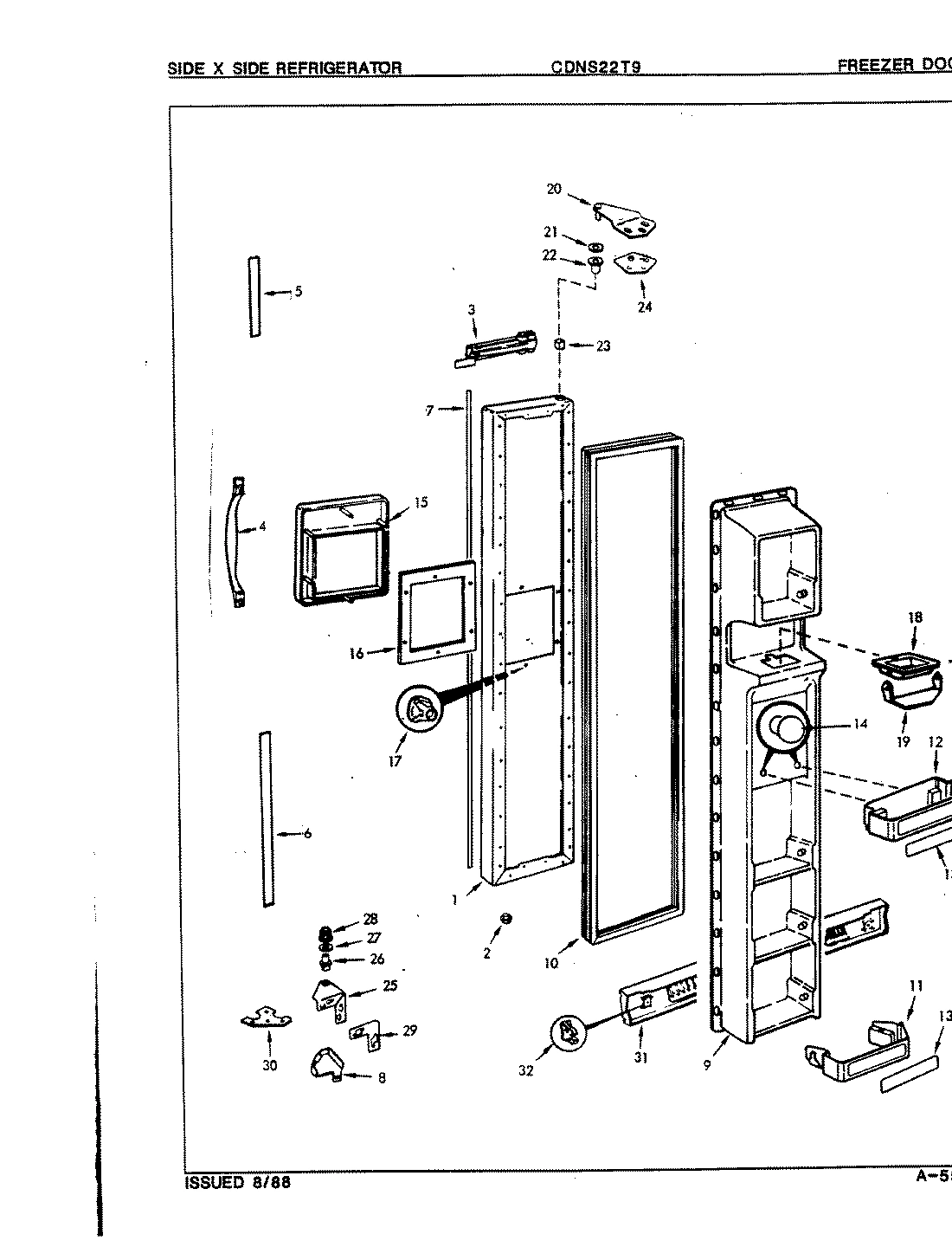 02 - FREEZER DOOR