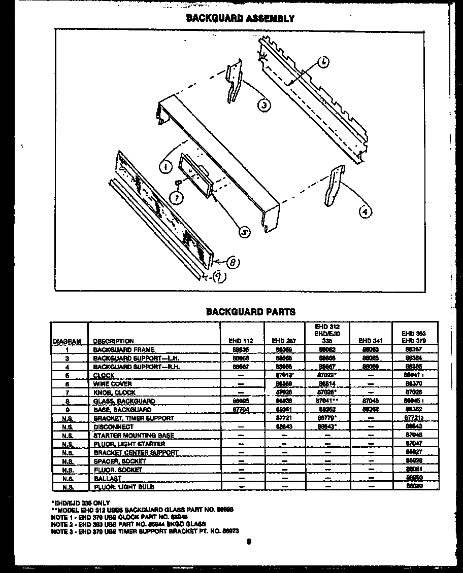 01 - BACKGUARD ASSY