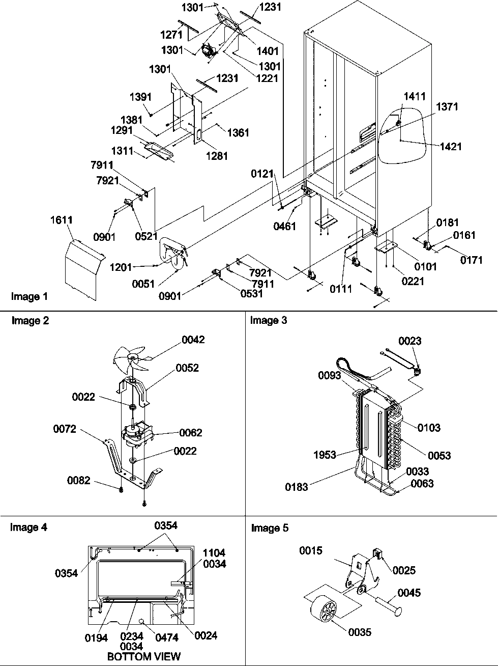 04 - Drain Systems, Rollers, and Evap Assy
