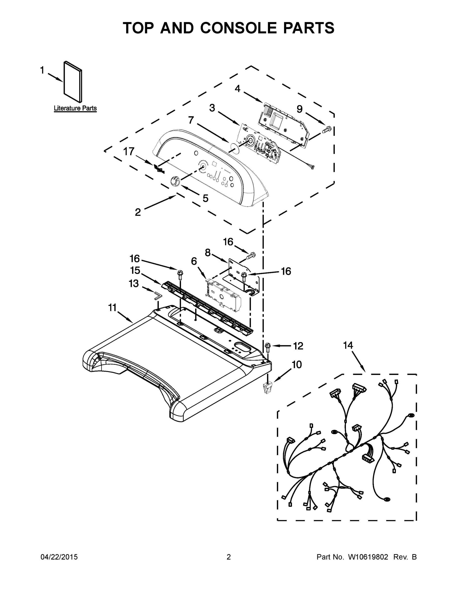 02 - TOP AND CONSOLE PARTS