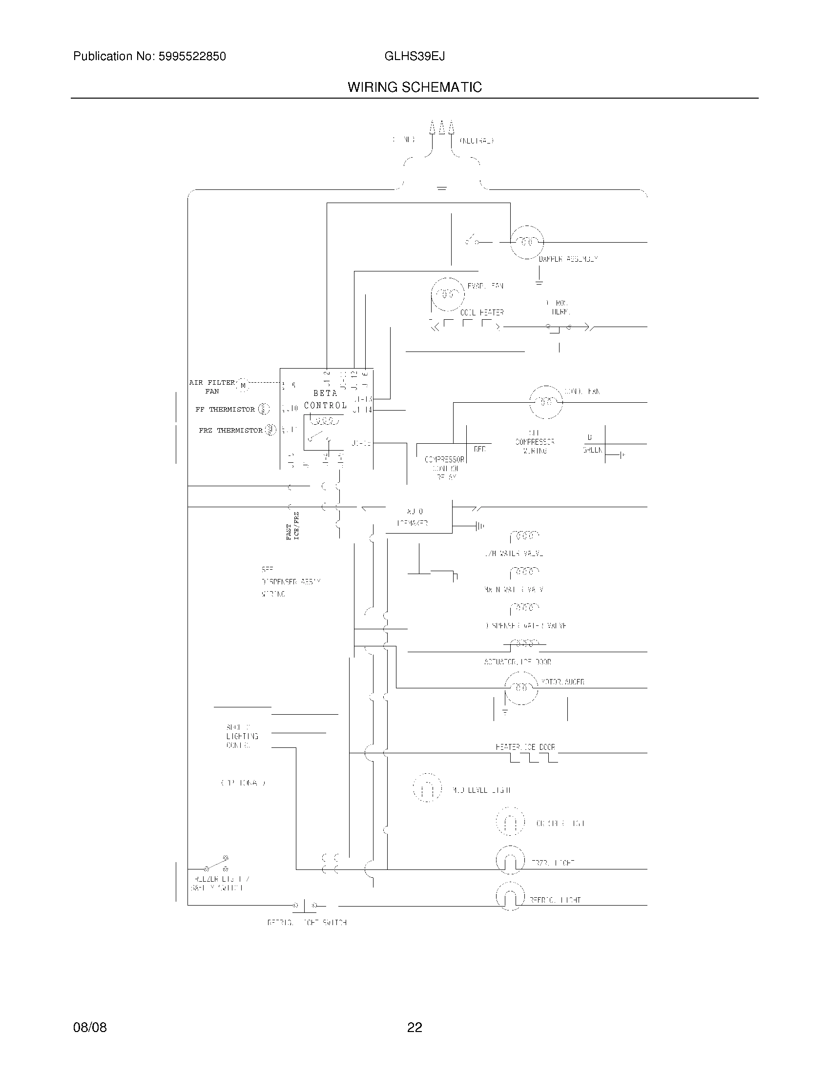 22 - WIRING SCHEMATIC