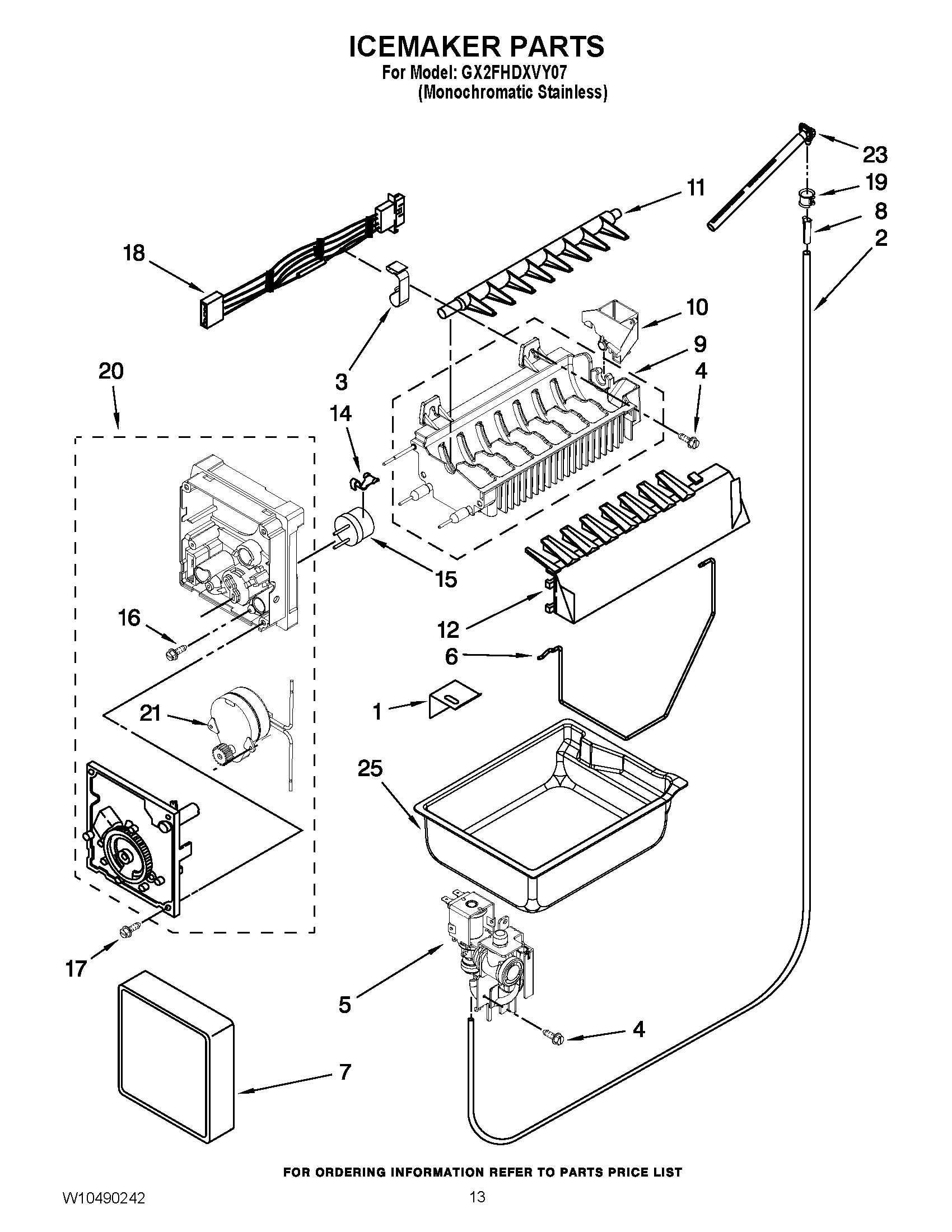 08 - ICEMAKER PARTS