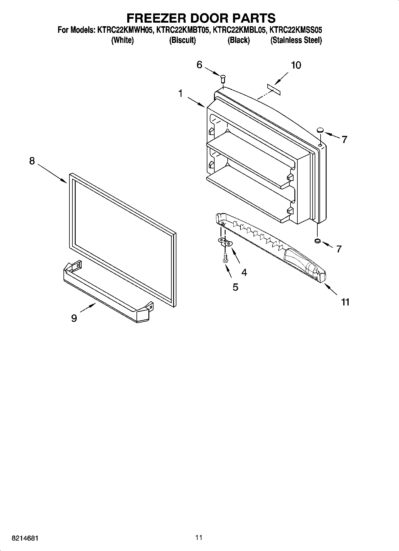 06 - FREEZER DOOR PARTS, OPTIONAL PARTS