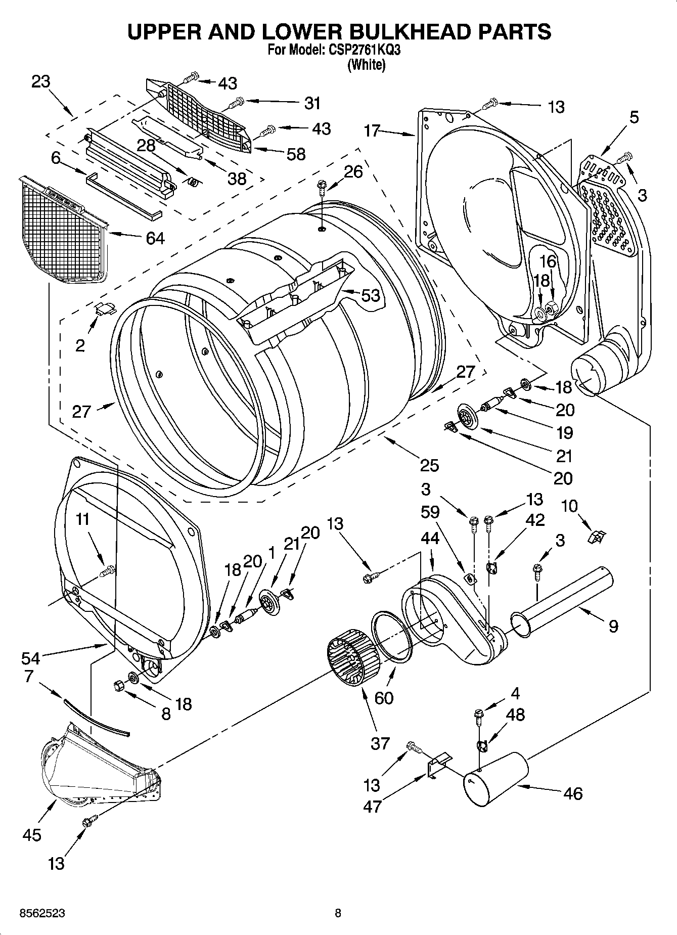 08 - UPPER AND LOWER BULKHEAD PARTS, OPTIONAL