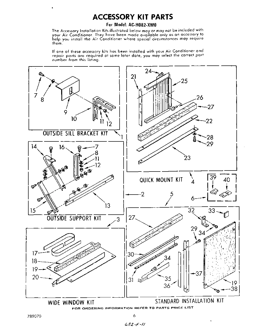 04 - ACCESSORY KIT PARTS