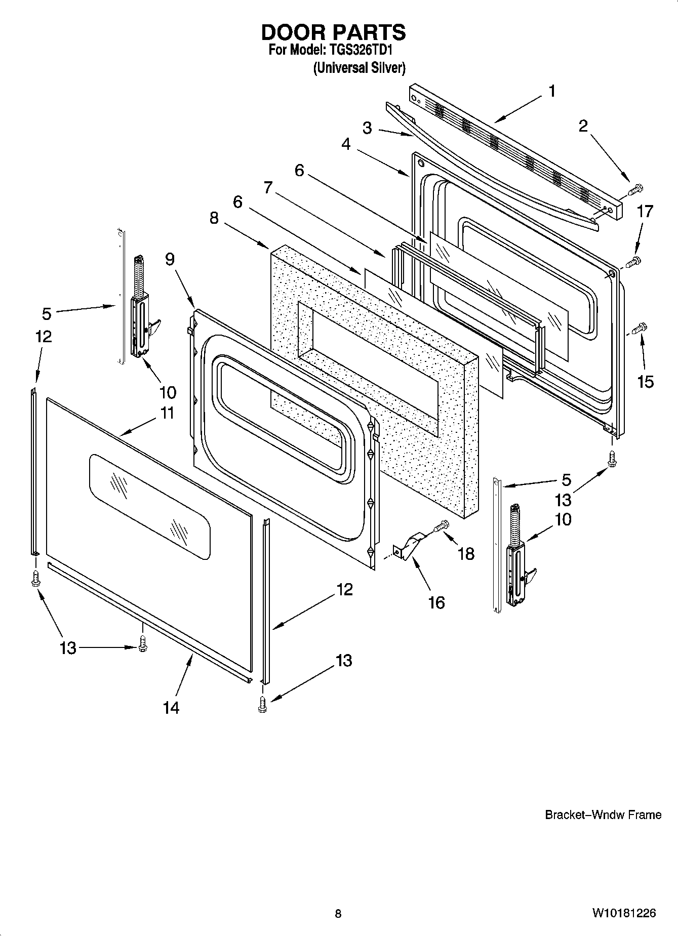 06 - DOOR PARTS, OPTIONAL PARTS (NOT INCLUDED)