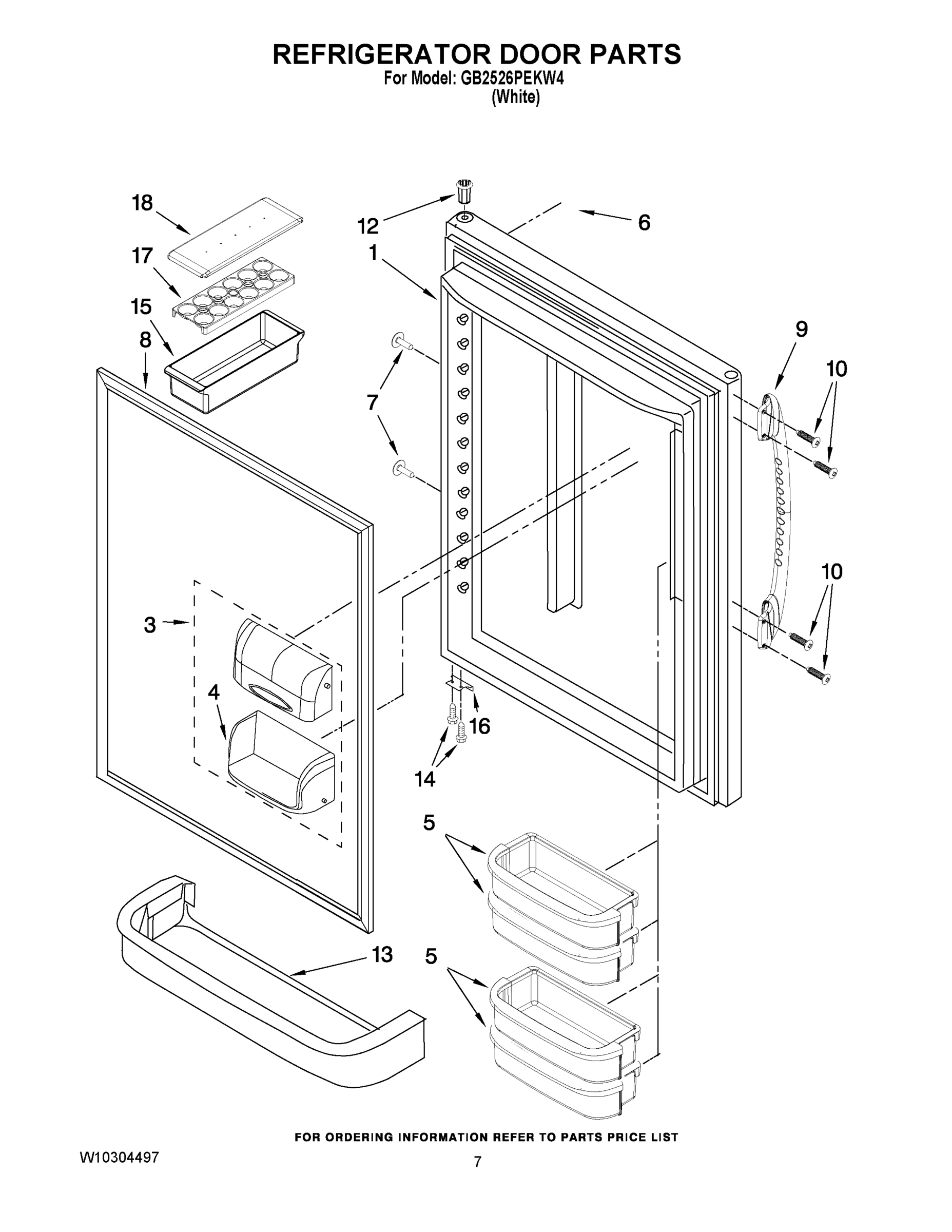 04 - REFRIGERATOR DOOR PARTS