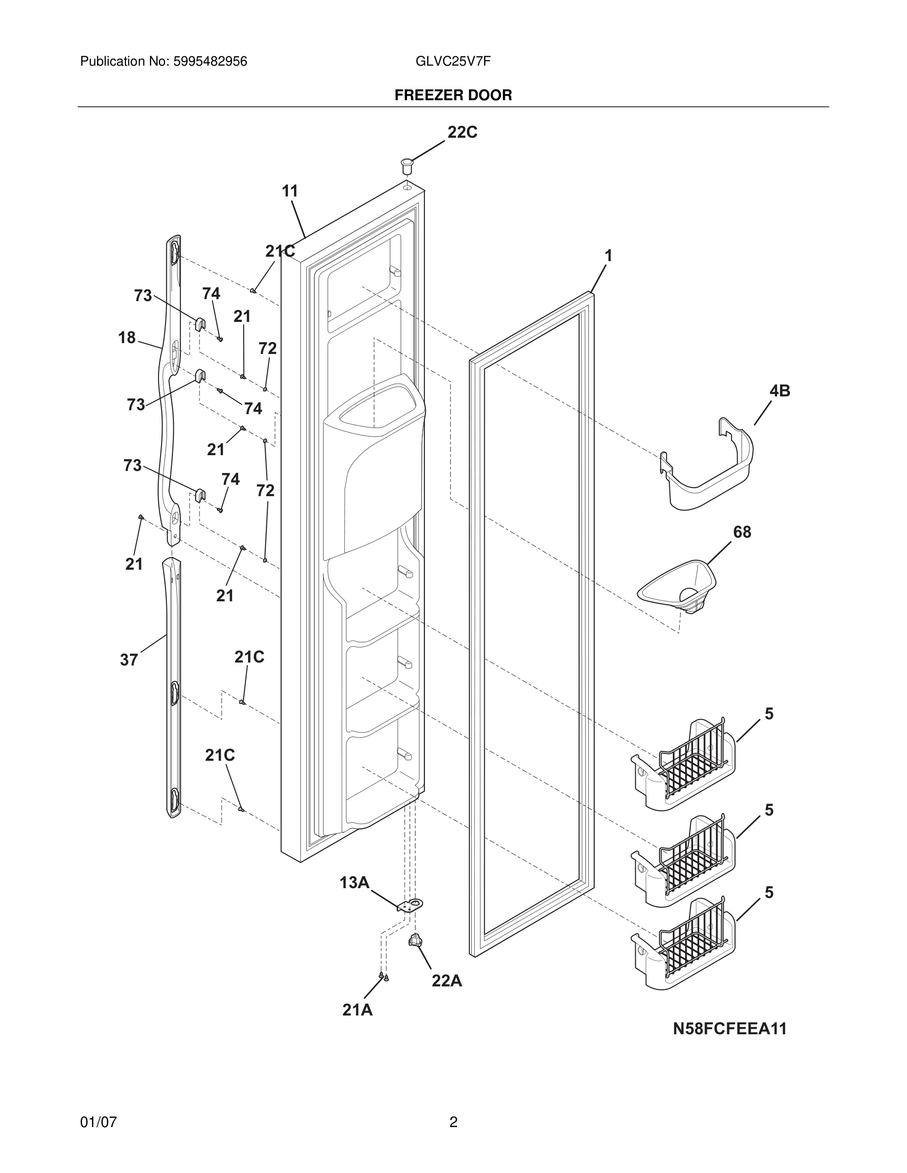 03 - FREEZER DOOR