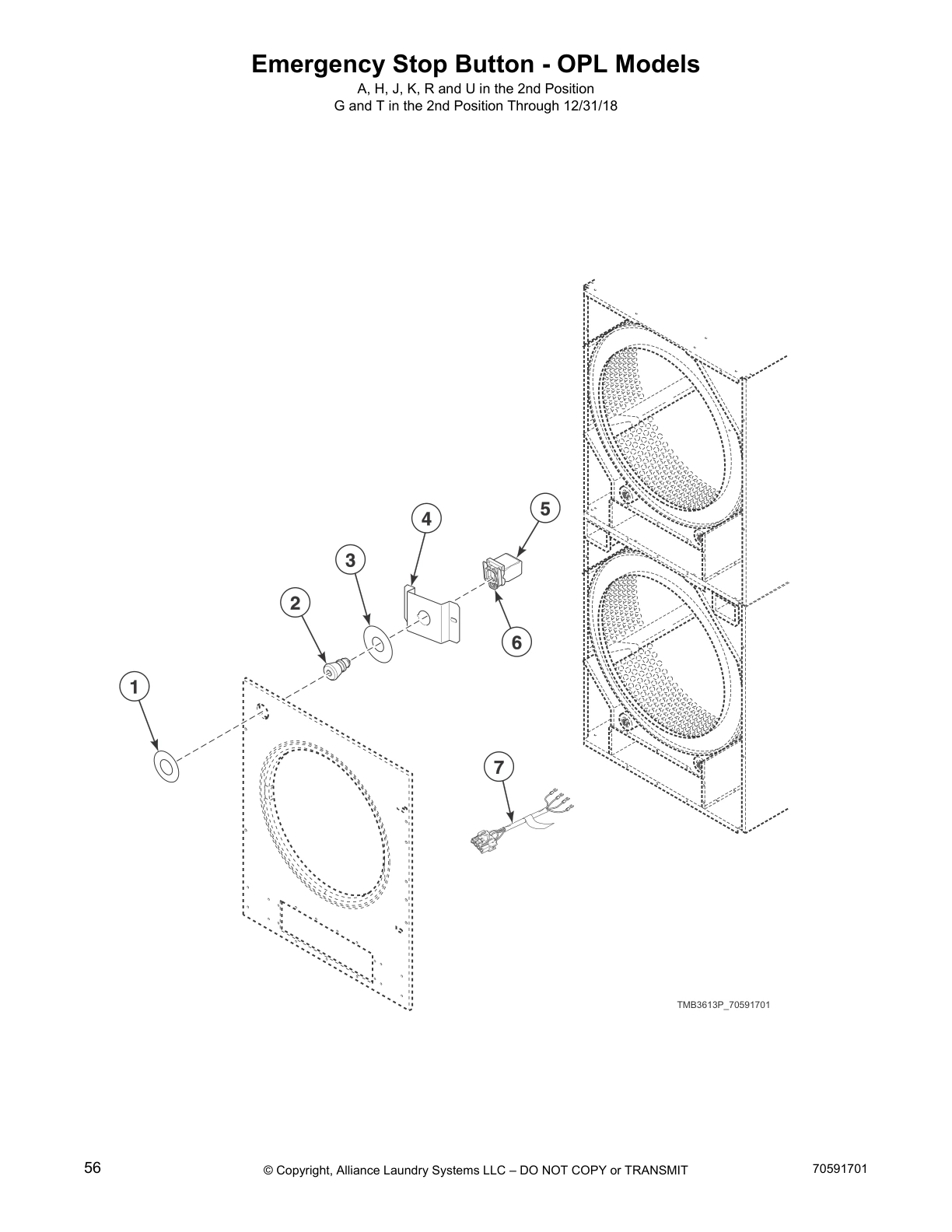 Emergency Stop Button - OPL Models