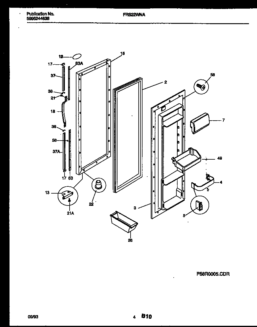 03 - REFRIGERATOR DOOR PARTS