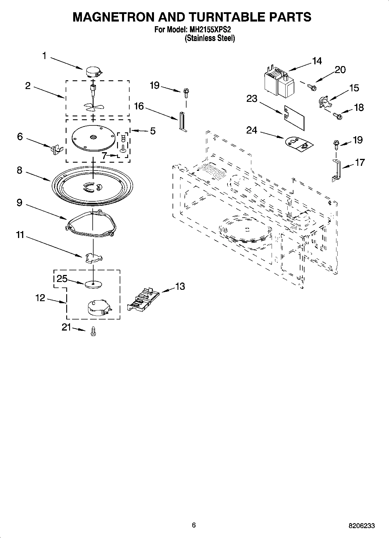 05 - MAGNETRON AND TURNTABLE PARTS