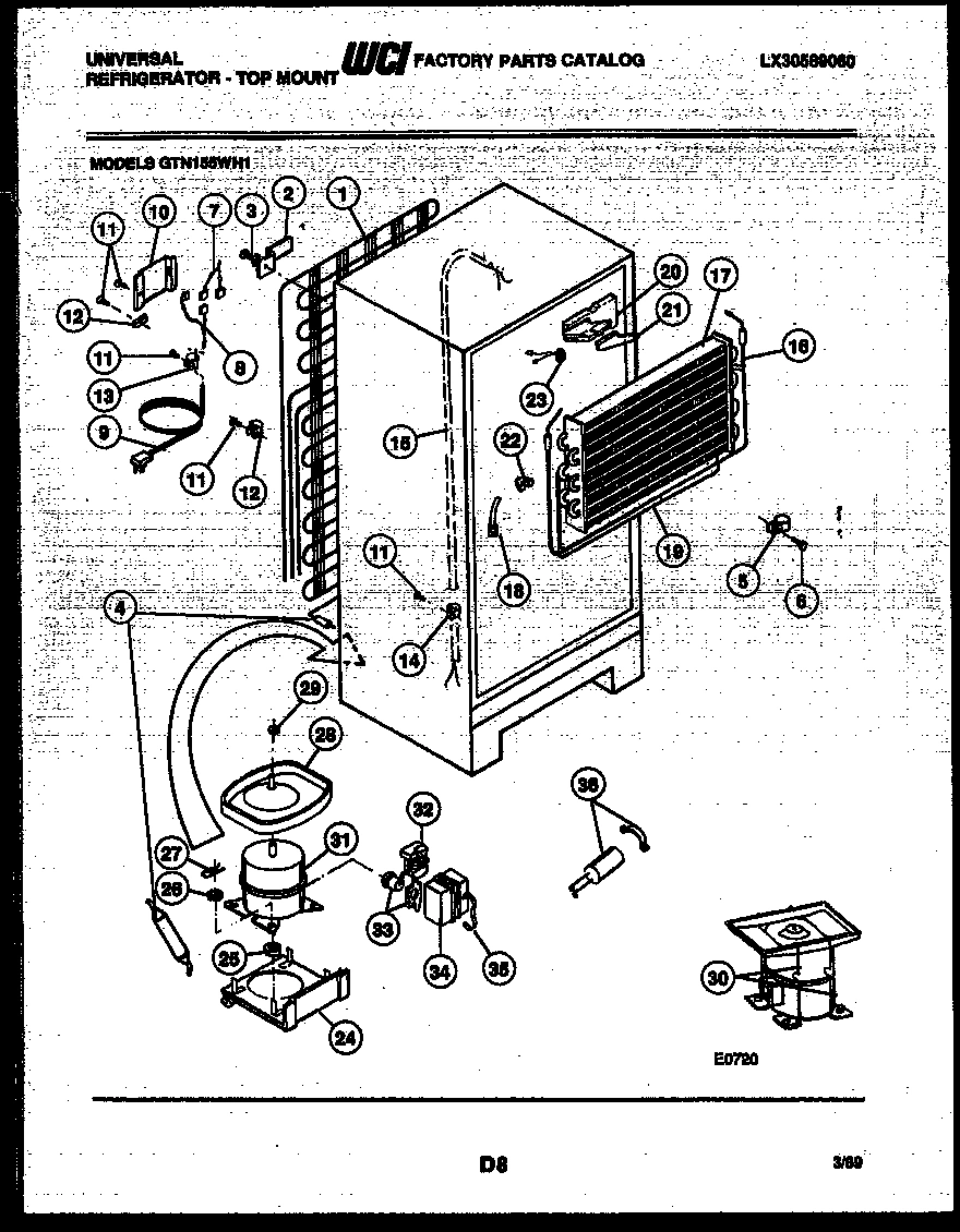 05 - SYSTEM AND AUTOMATIC DEFROST PARTS