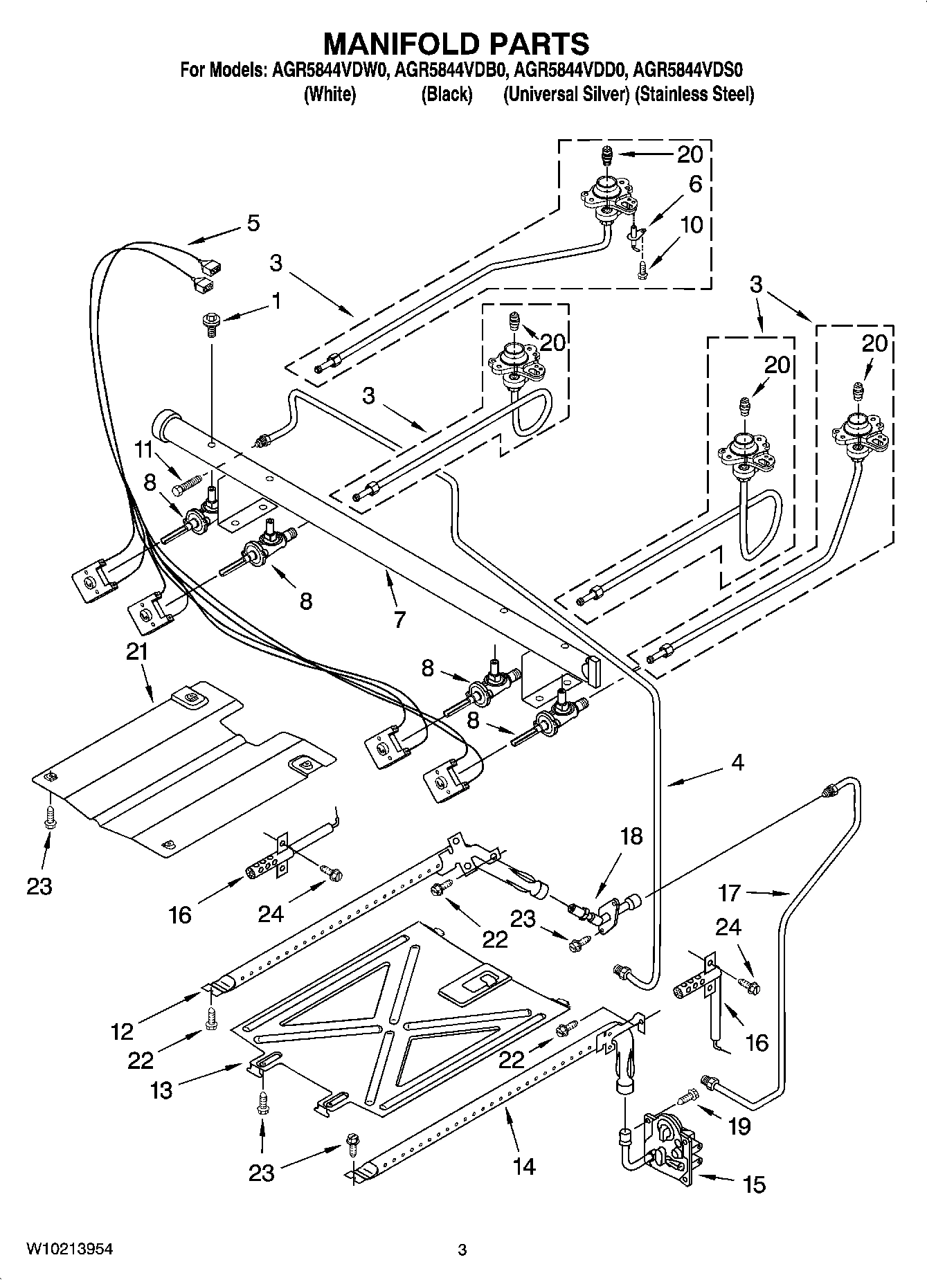 03 - MANIFOLD PARTS