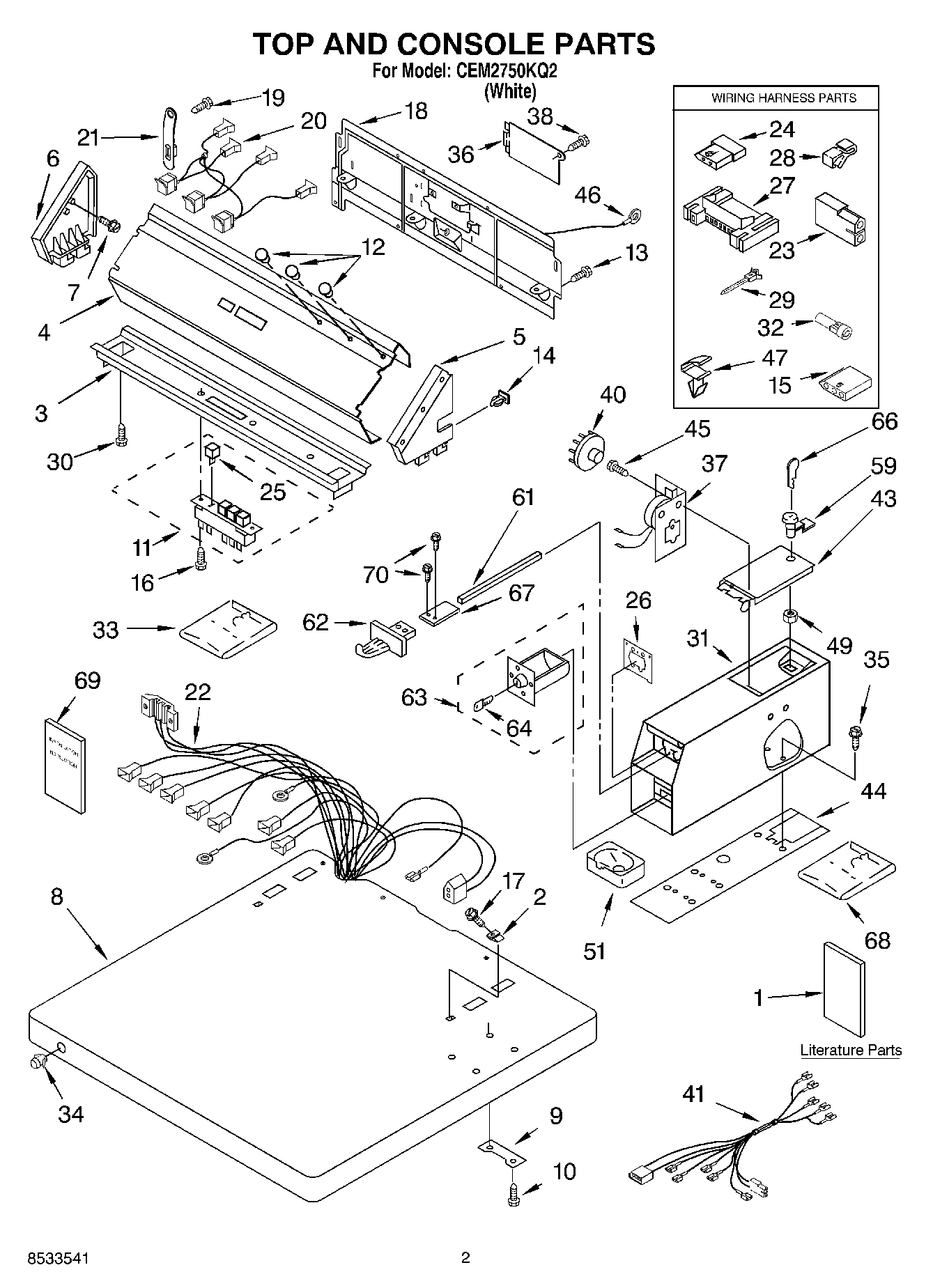 01 - TOP AND CONSOLE PARTS