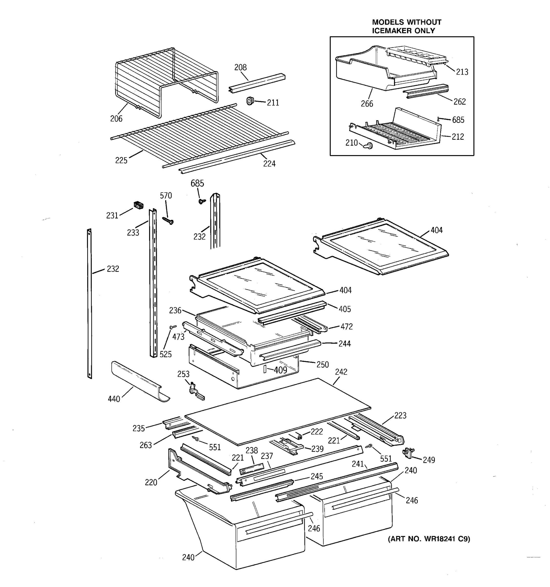 SHELF PARTS