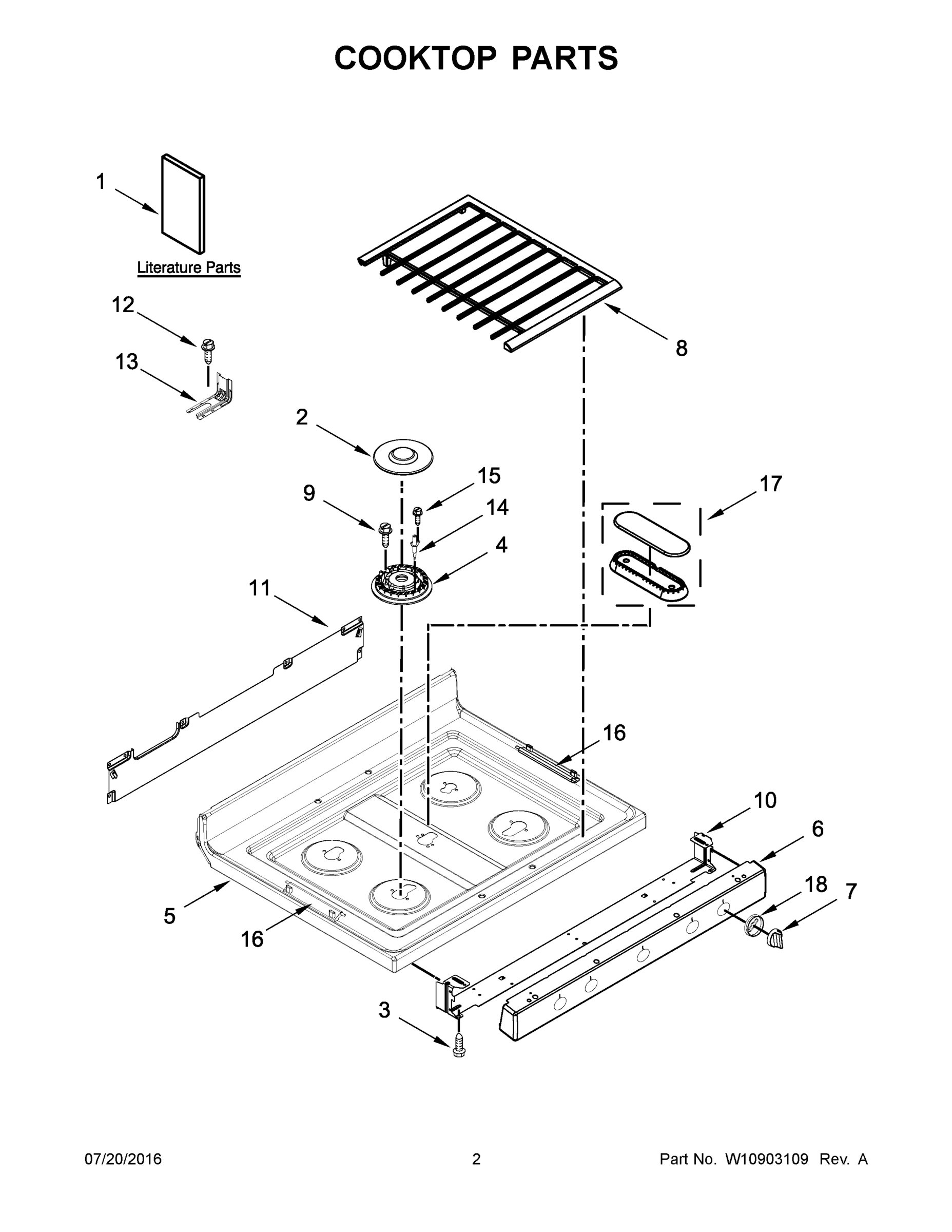 02 - COOKTOP PARTS