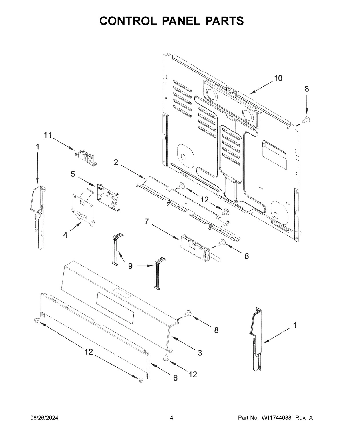 03 - CONTROL PANEL PARTS